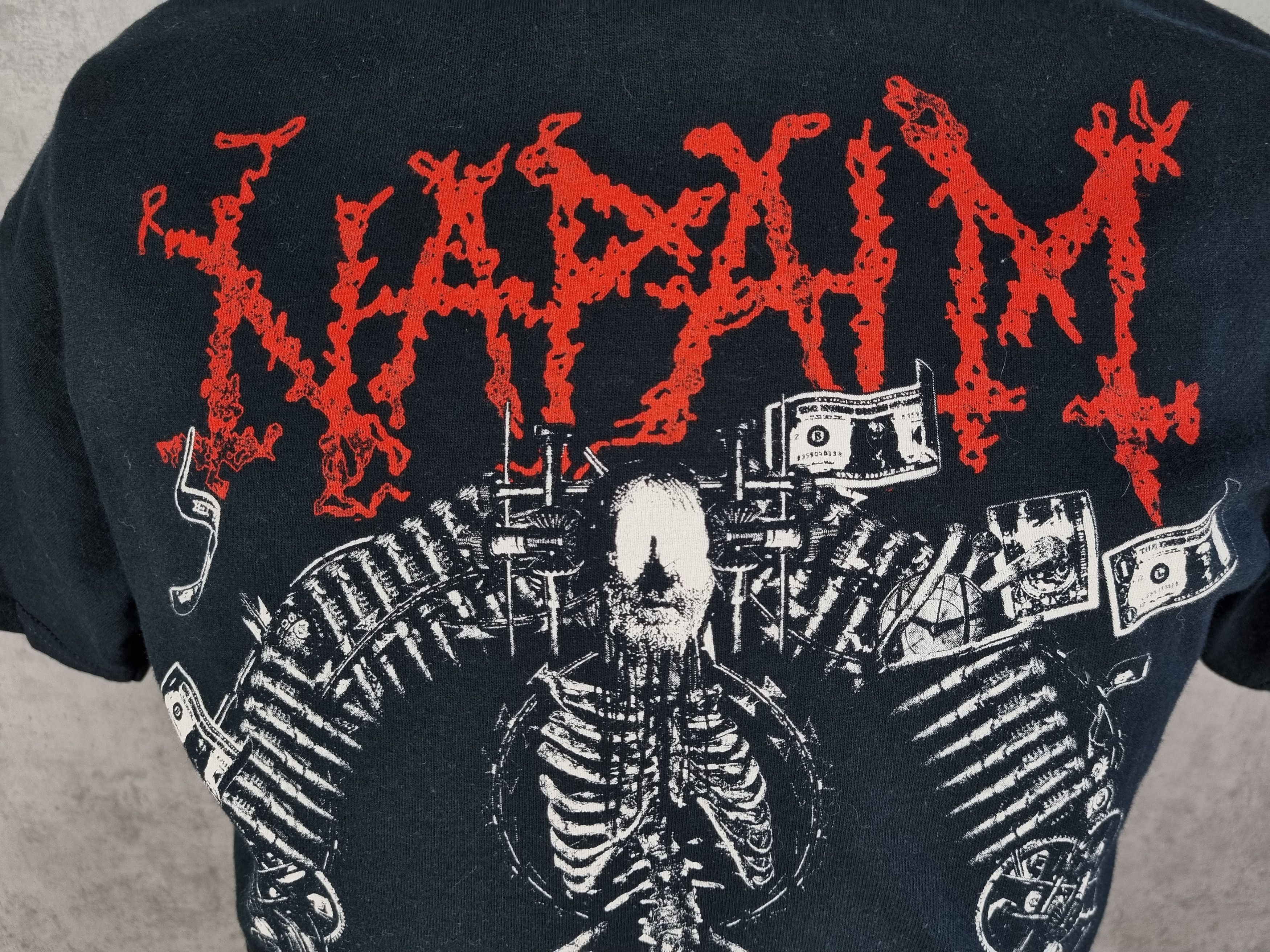 Vintage Rare Napalm Death Big Print Rock Band Tee shirt Size US M / EU 48-50 / 2 - 4 Thumbnail