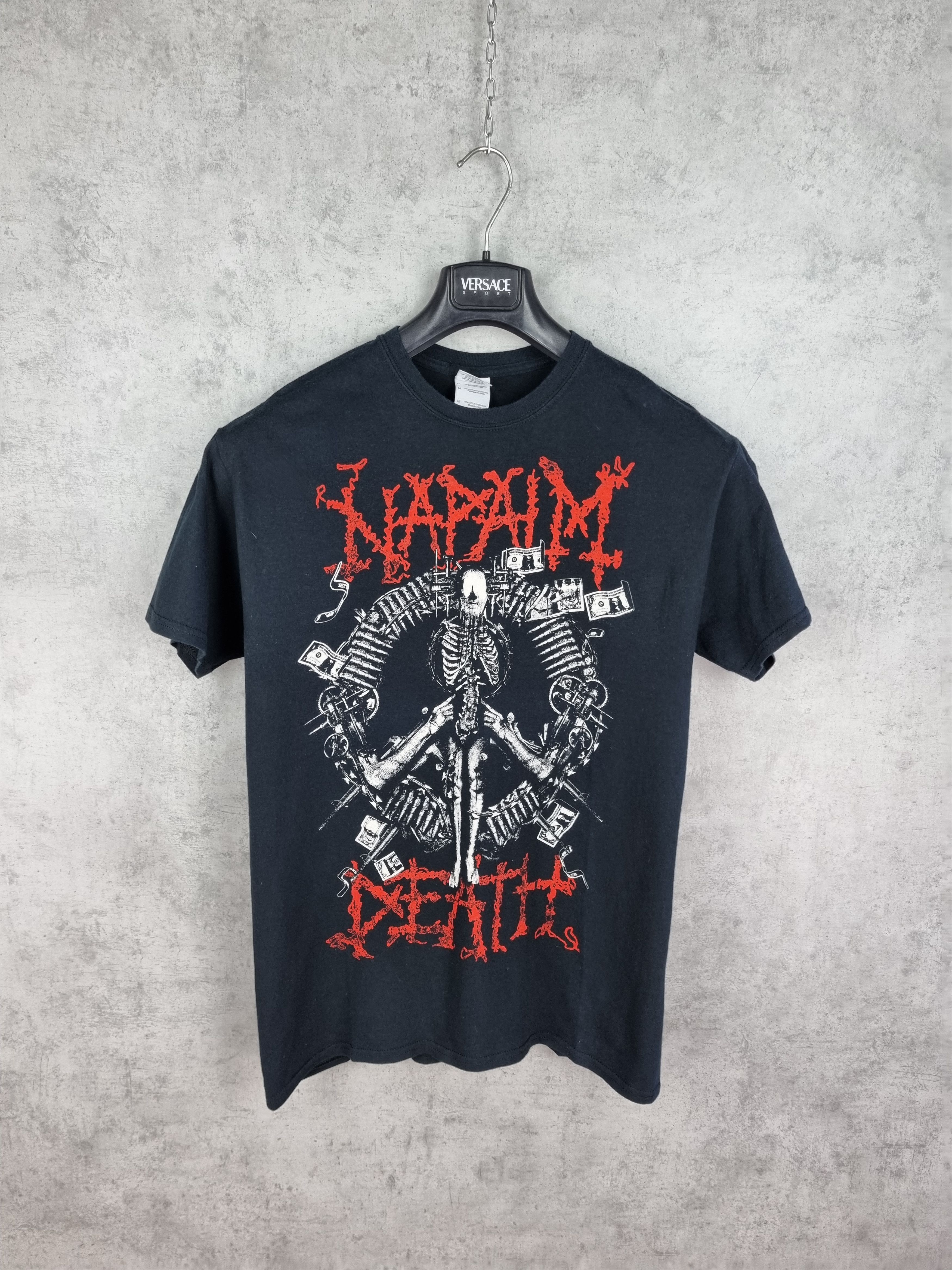 Vintage Rare Napalm Death Big Print Rock Band Tee shirt Size US M / EU 48-50 / 2 - 2 Thumbnail