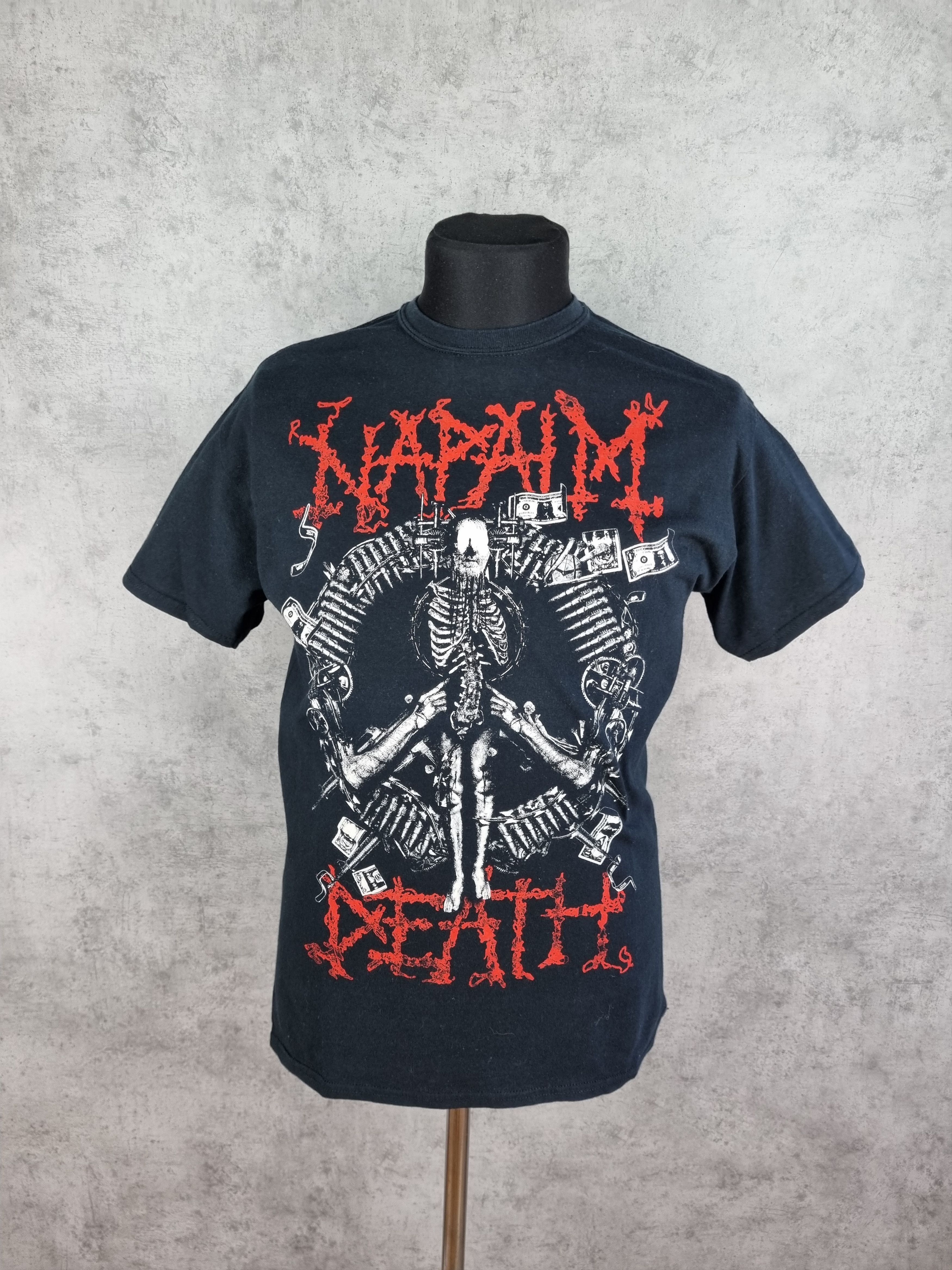 Vintage Rare Napalm Death Big Print Rock Band Tee shirt Size US M / EU 48-50 / 2 - 7 Thumbnail