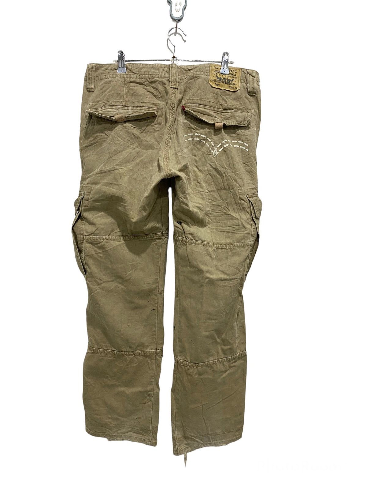 Levi's × Levi's Made & Crafted LEVIS WORKWEAR CARGO PANTS MULTI POCKET DESIGN Size US 35 - 2 Thumbnail