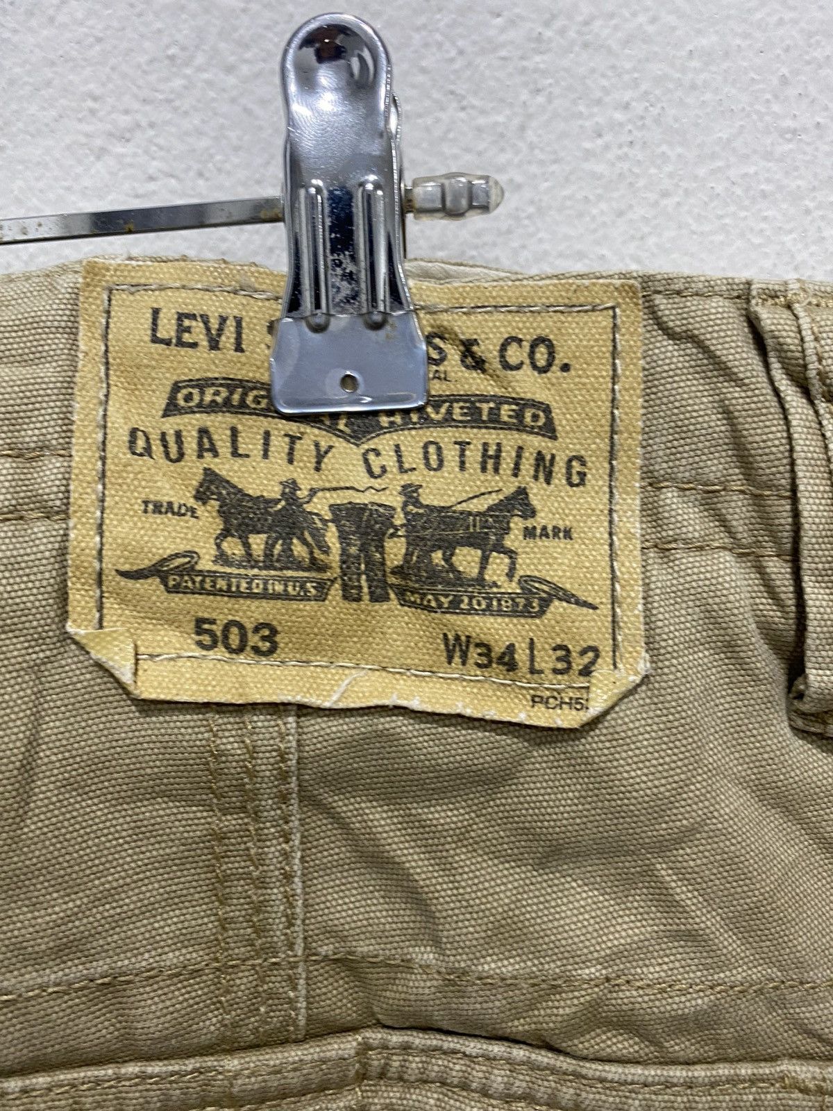 Levi's × Levi's Made & Crafted LEVIS WORKWEAR CARGO PANTS MULTI POCKET DESIGN Size US 35 - 5 Thumbnail