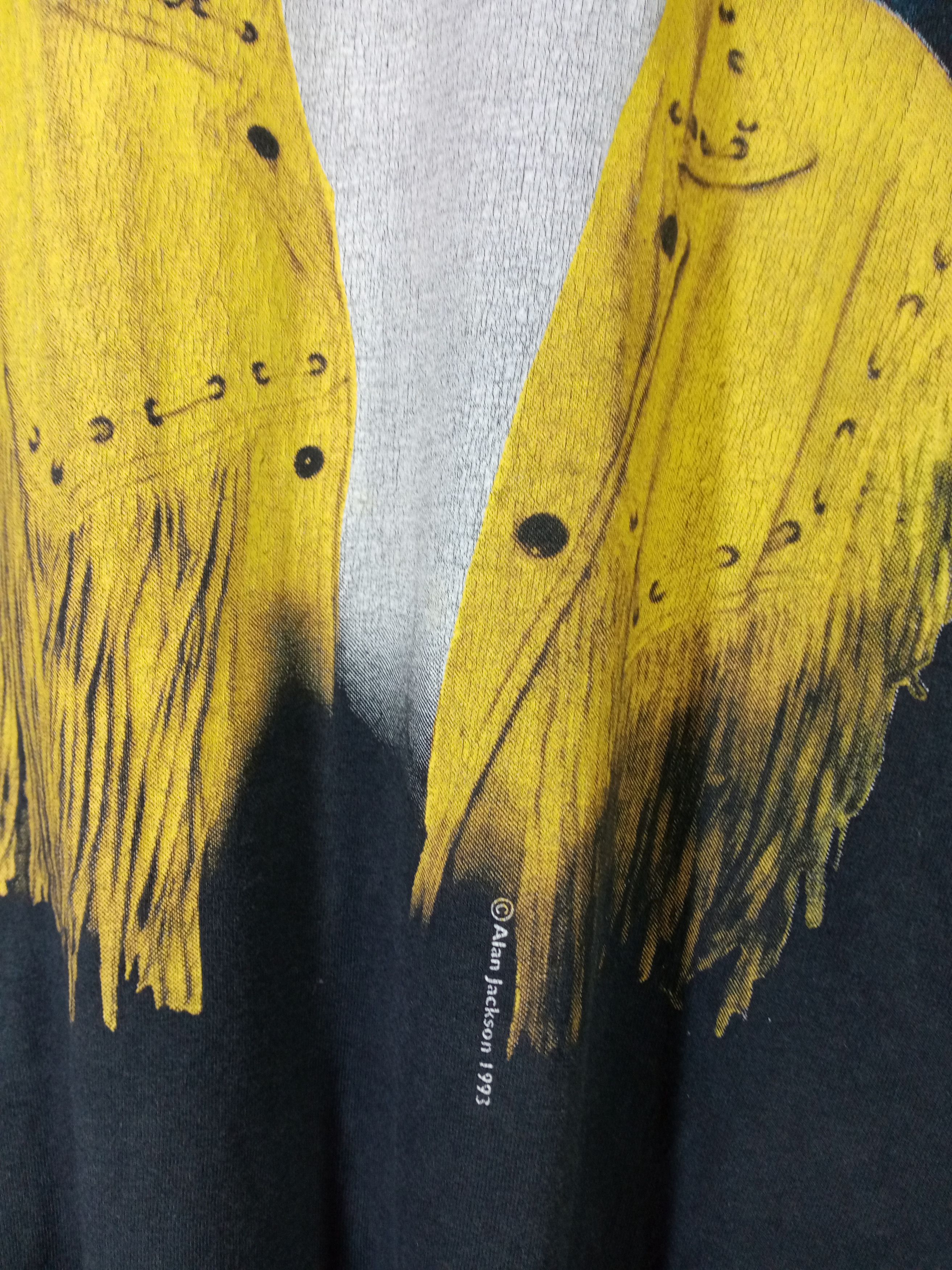 Band Tees × Vintage Rare Vintage 1993 Alan Jackson Rock Tshirt Size US XL / EU 56 / 4 - 5 Thumbnail