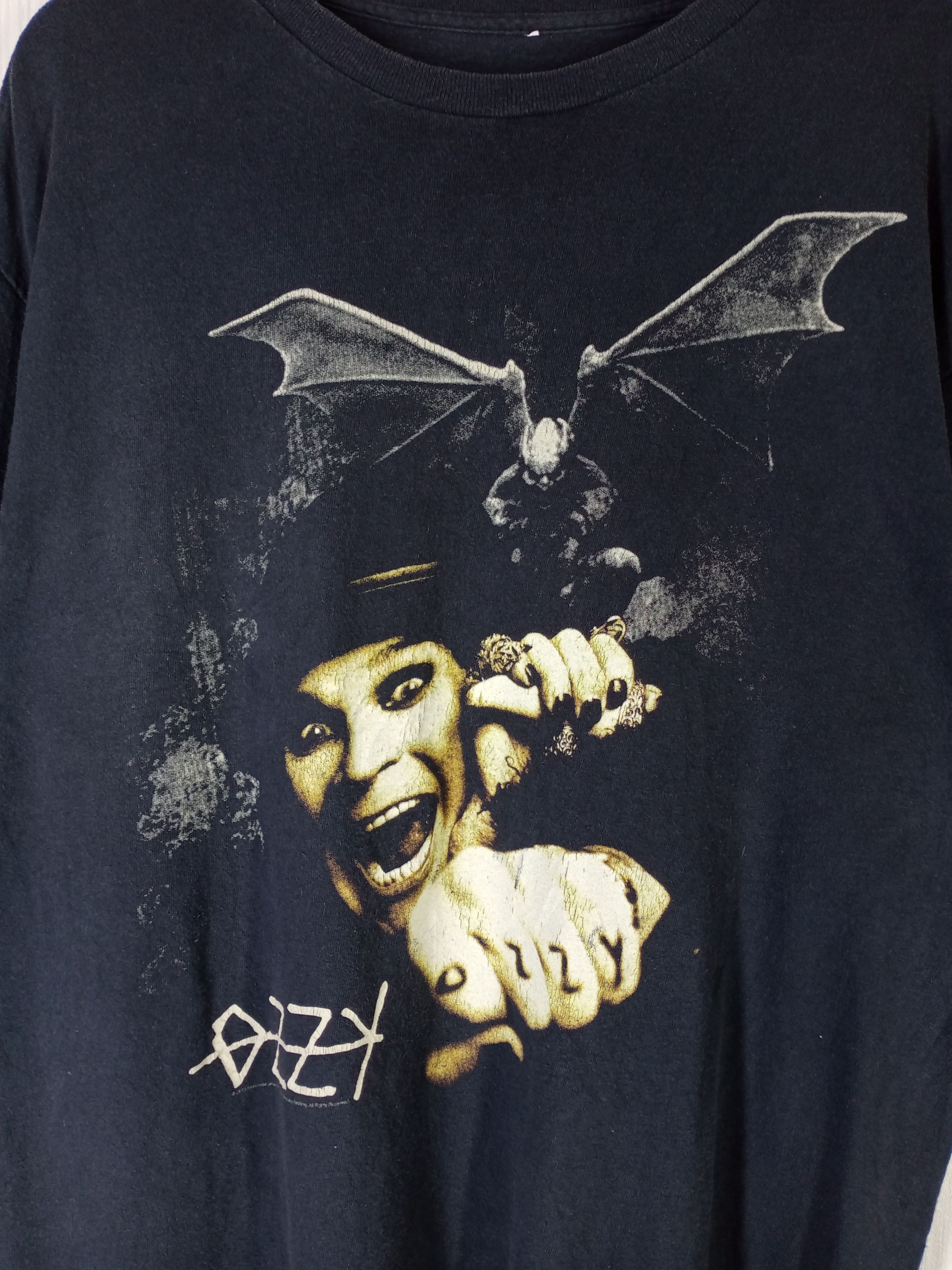 Band Tees Rare Vintage Ozzy Osbourne Rock Tshirt Size US XL / EU 56 / 4 - 2 Thumbnail