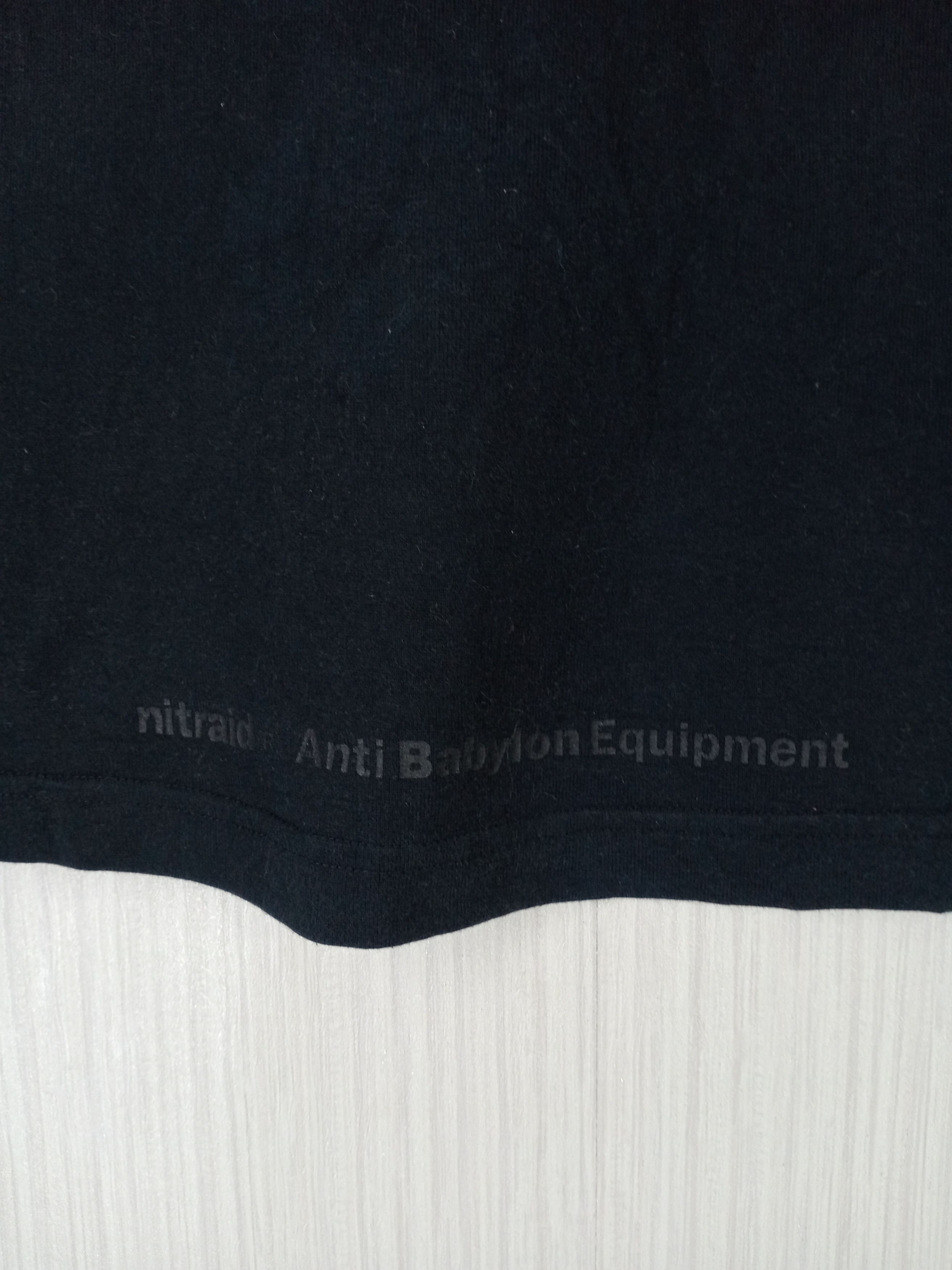 Japanese Brand × Nitraid Rare Vintage Nitraid Anti Babylon Equipment Tshirt Size US M / EU 48-50 / 2 - 6 Thumbnail