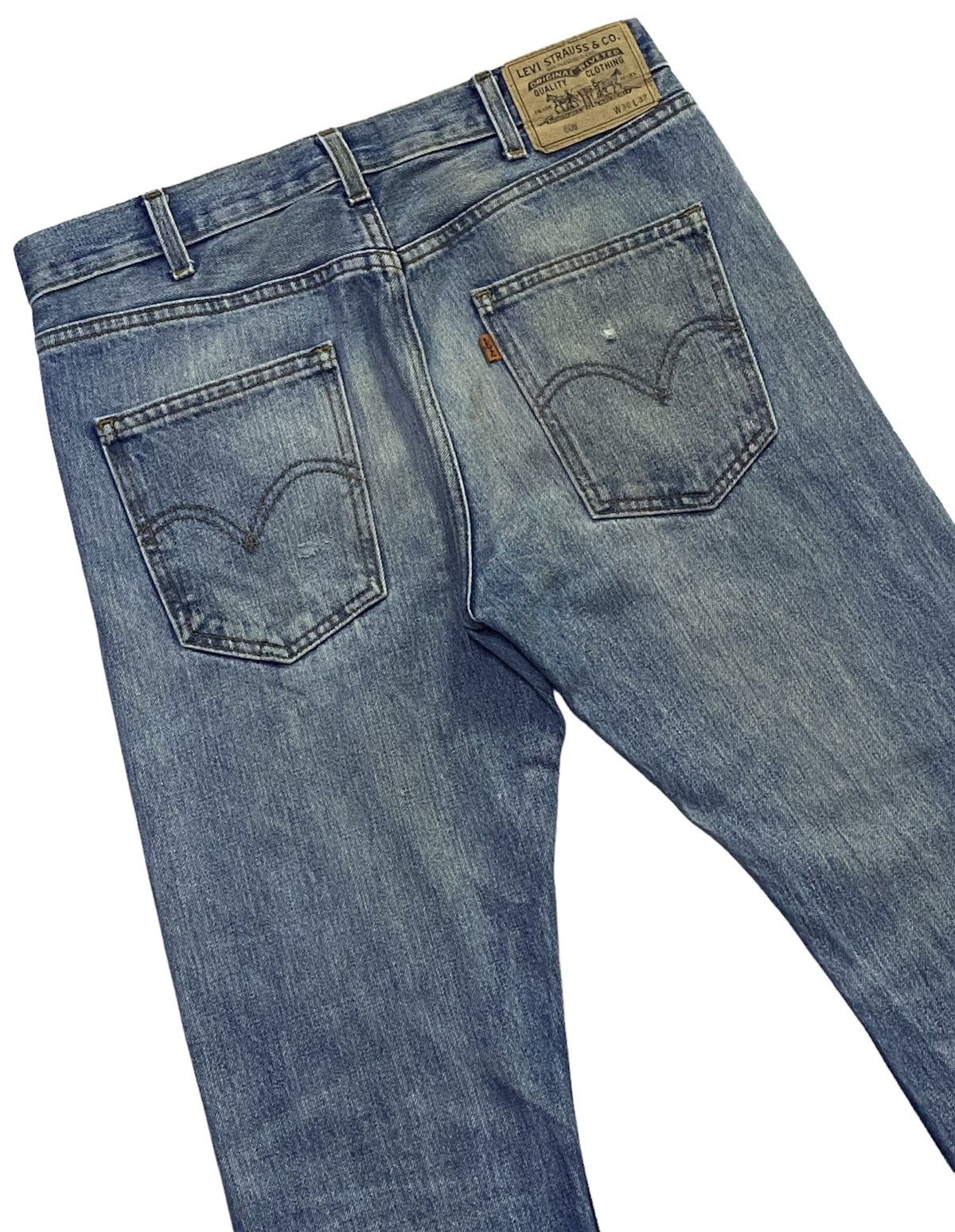 Levi's × Levi's Vintage Clothing Levi’s LVC 606 Big “E” Ripped Distressed Denim Pants Size US 32 / EU 48 - 23 Thumbnail