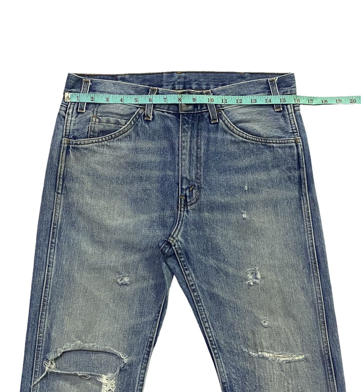 Levi's × Levi's Vintage Clothing Levi’s LVC 606 Big “E” Ripped Distressed Denim Pants Size US 32 / EU 48 - 4 Thumbnail