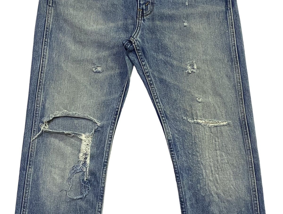 Levi's × Levi's Vintage Clothing Levi’s LVC 606 Big “E” Ripped Distressed Denim Pants Size US 32 / EU 48 - 22 Thumbnail