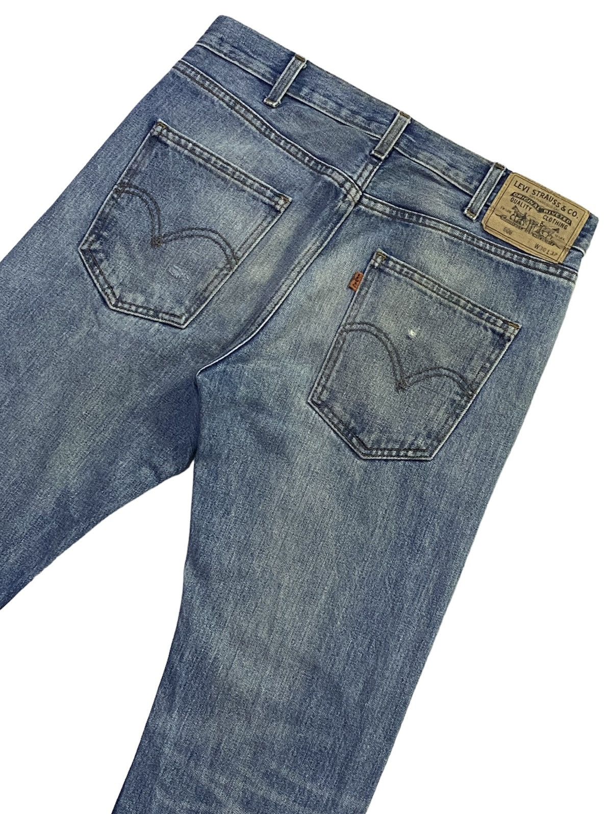 Levi's × Levi's Vintage Clothing Levi’s LVC 606 Big “E” Ripped Distressed Denim Pants Size US 32 / EU 48 - 24 Thumbnail