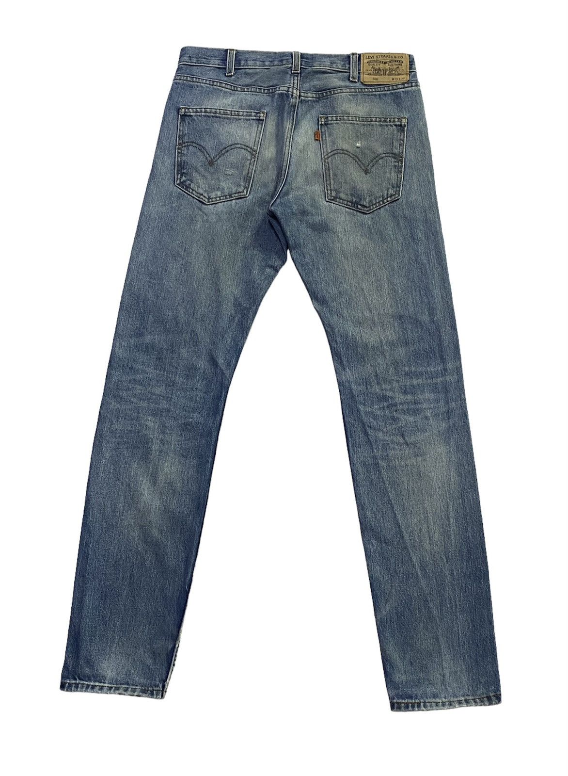 Levi's × Levi's Vintage Clothing Levi’s LVC 606 Big “E” Ripped Distressed Denim Pants Size US 32 / EU 48 - 3 Thumbnail