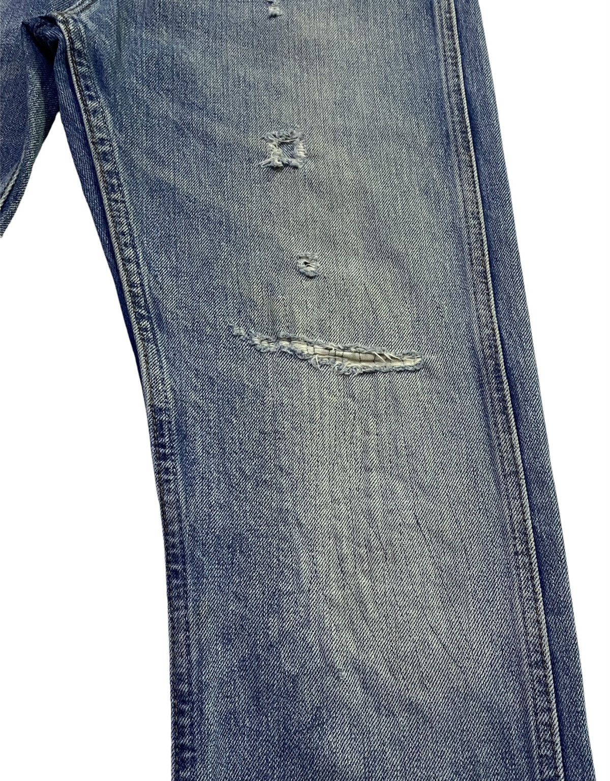 Levi's × Levi's Vintage Clothing Levi’s LVC 606 Big “E” Ripped Distressed Denim Pants Size US 32 / EU 48 - 21 Thumbnail