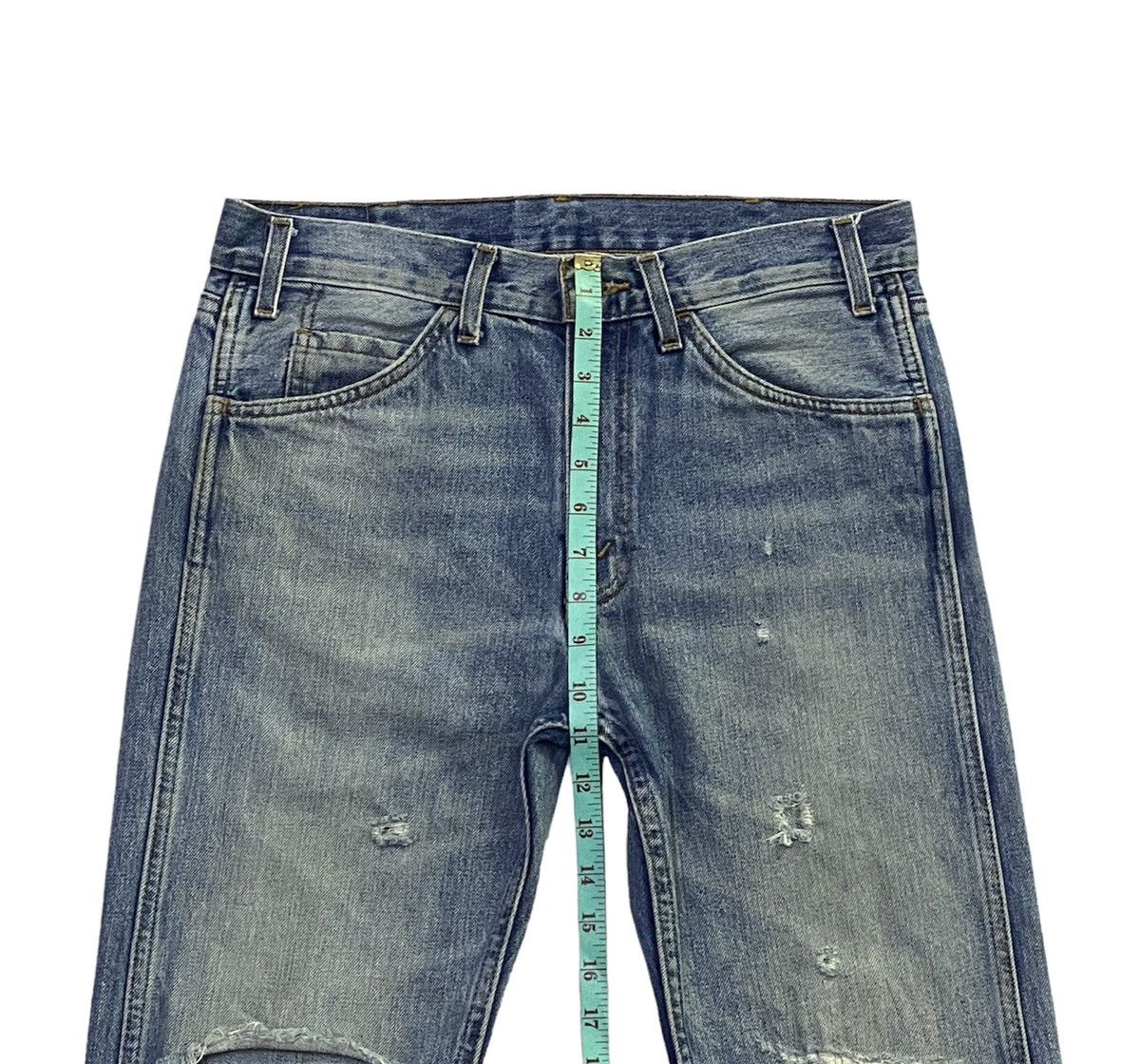Levi's × Levi's Vintage Clothing Levi’s LVC 606 Big “E” Ripped Distressed Denim Pants Size US 32 / EU 48 - 5 Thumbnail