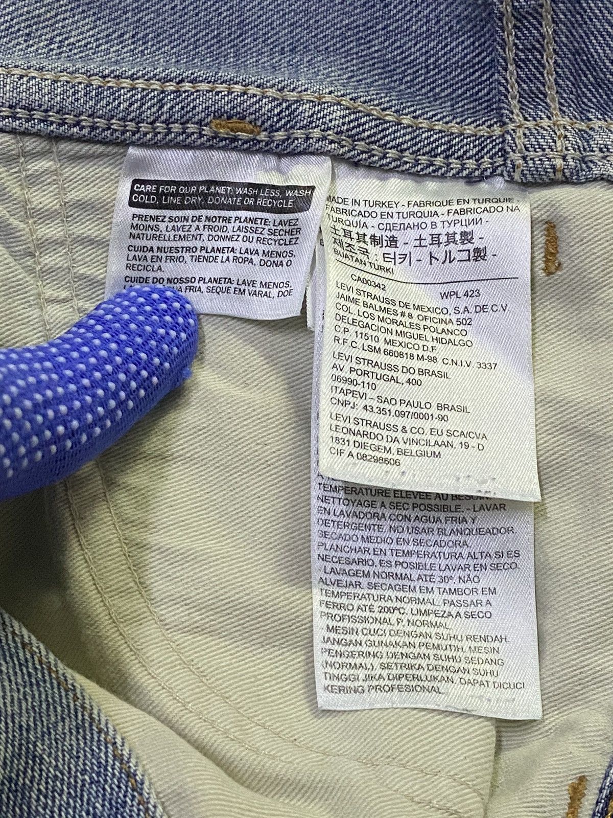 Levi's × Levi's Vintage Clothing Levi’s LVC 606 Big “E” Ripped Distressed Denim Pants Size US 32 / EU 48 - 11 Thumbnail