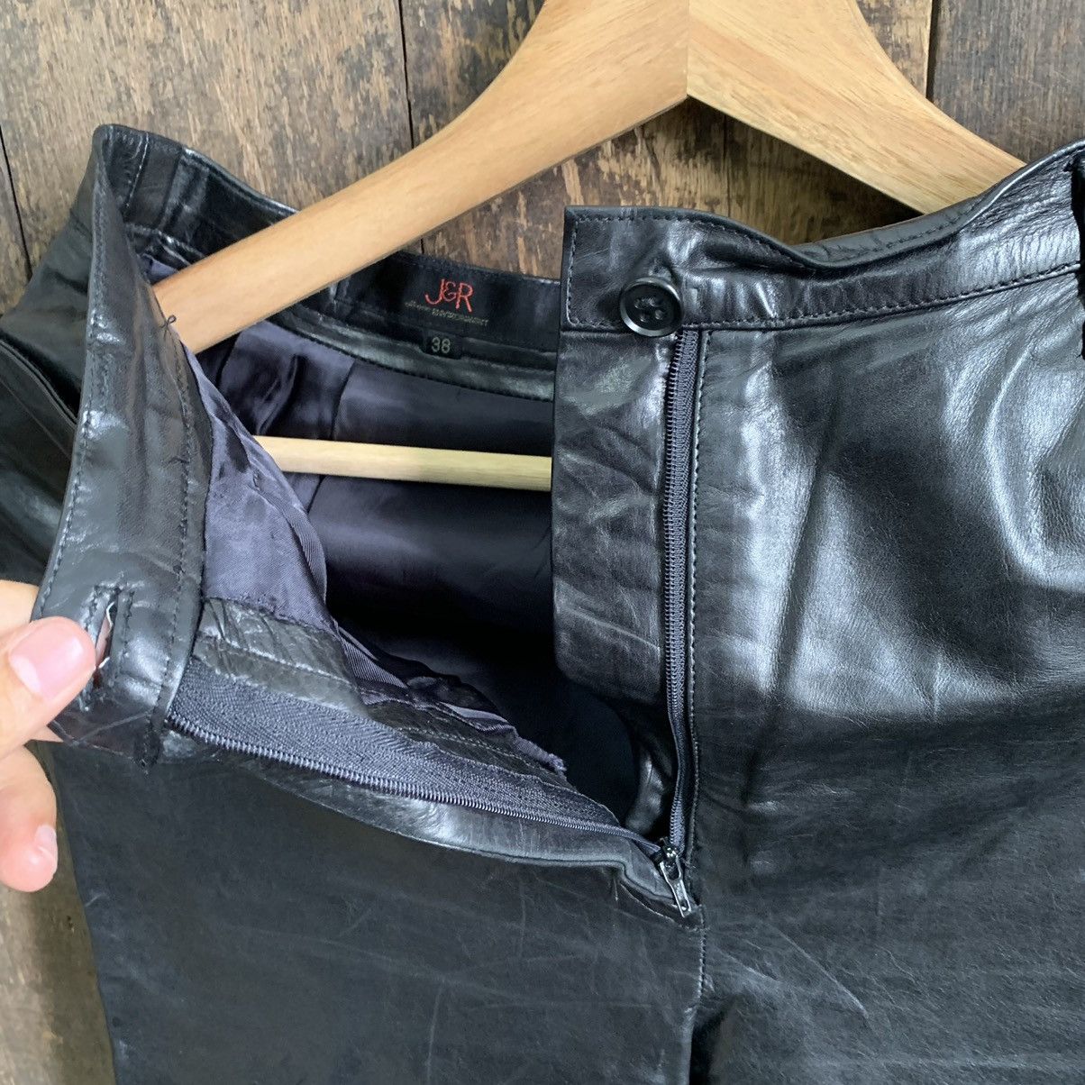 Leather Vintage Jcr Leather Pants Size US 28 / EU 44 - 6 Thumbnail