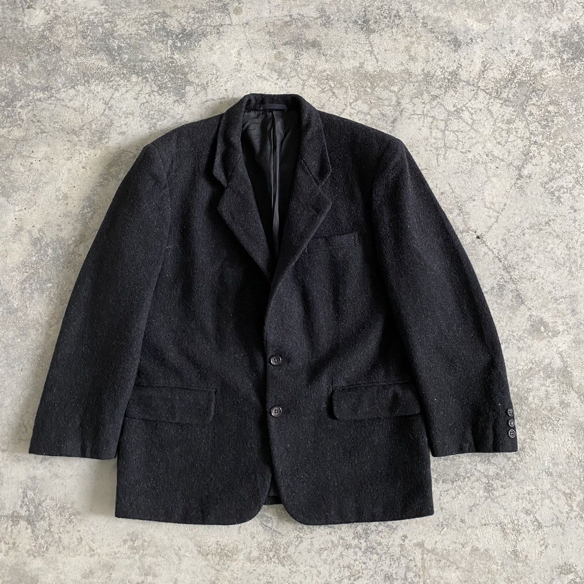 Comme des Garcons Homme 1990’s Archive Comme des Garçons Homme Wool Blend Jacket Size US S / EU 44-46 / 1 - 6 Thumbnail
