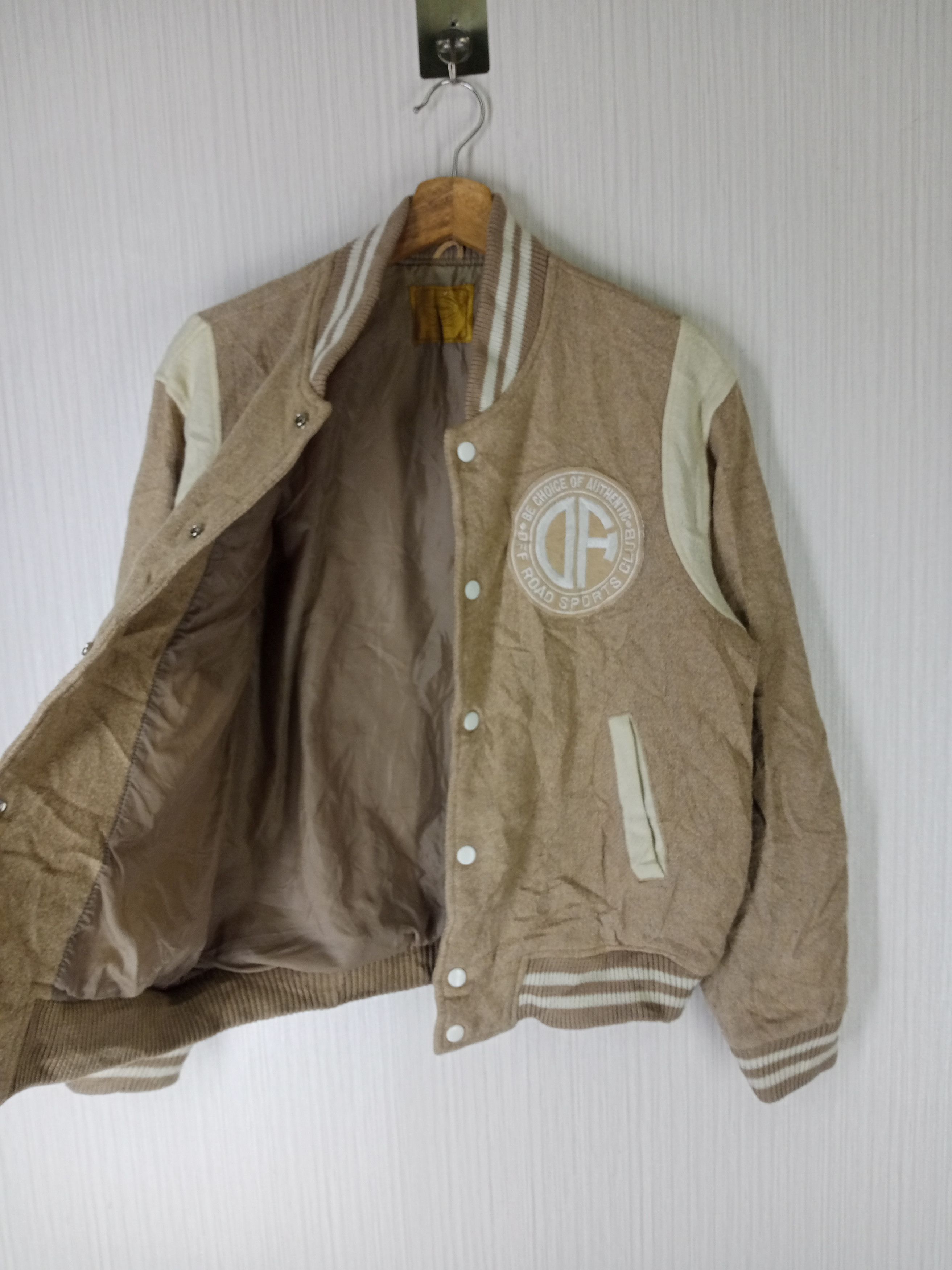Japanese Brand Vintage Off Road Japanese Varsity Jacket Wool Size US M / EU 48-50 / 2 - 3 Thumbnail