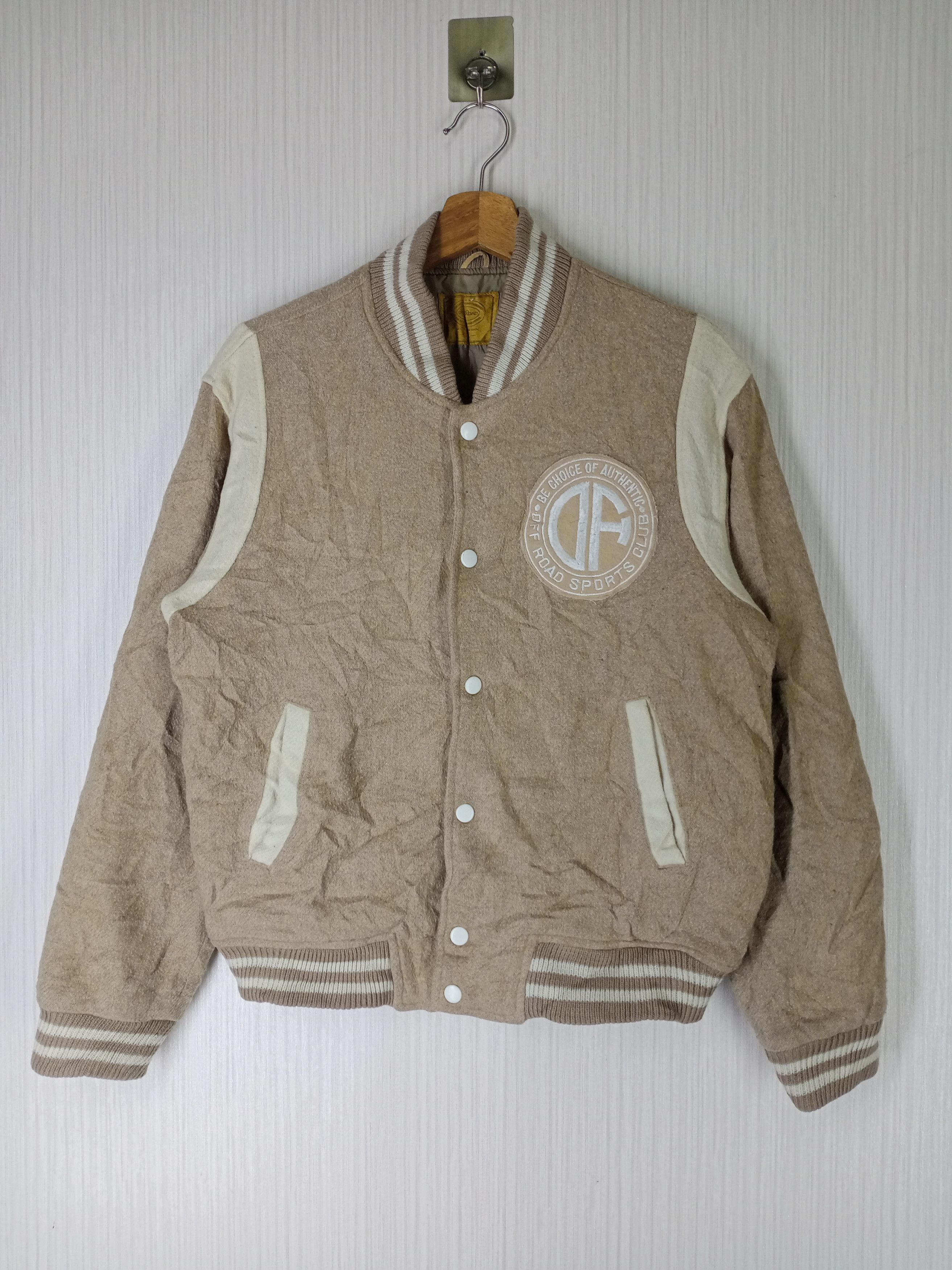 Japanese Brand Vintage Off Road Japanese Varsity Jacket Wool Size US M / EU 48-50 / 2 - 1 Thumbnail