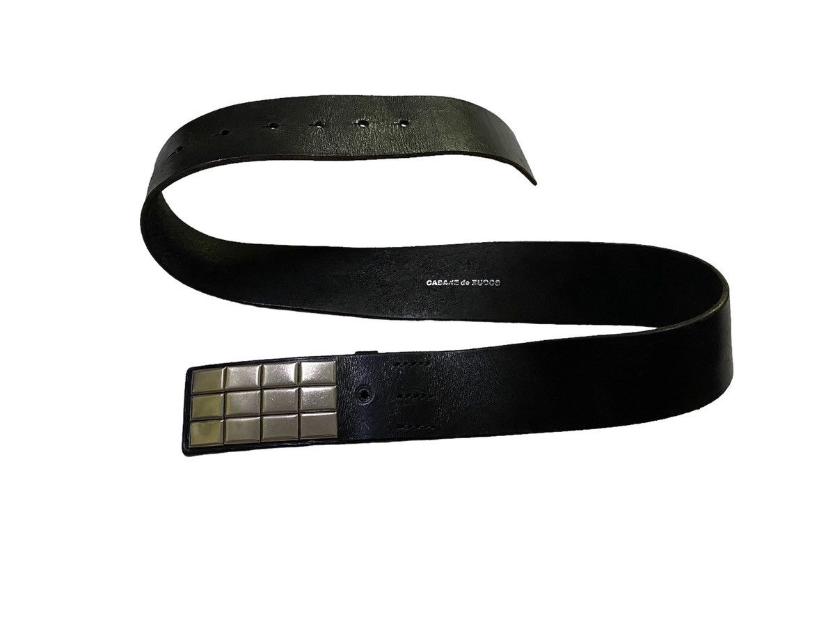 CABANE de ZUCCa × Issey Miyake × Japanese Brand Issey Miyake Zucca De Cabana Leather Belts Size 34 - 3 Thumbnail