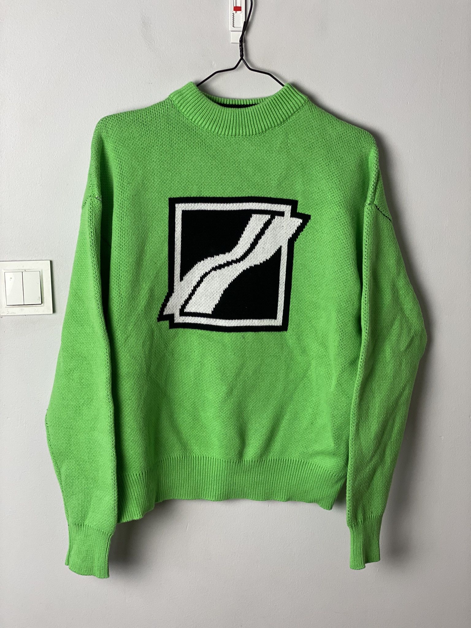 Japanese Brand × WE11DONE We11done big logo knitwear sweater Size US XS / EU 42 / 0 - 1 Thumbnail