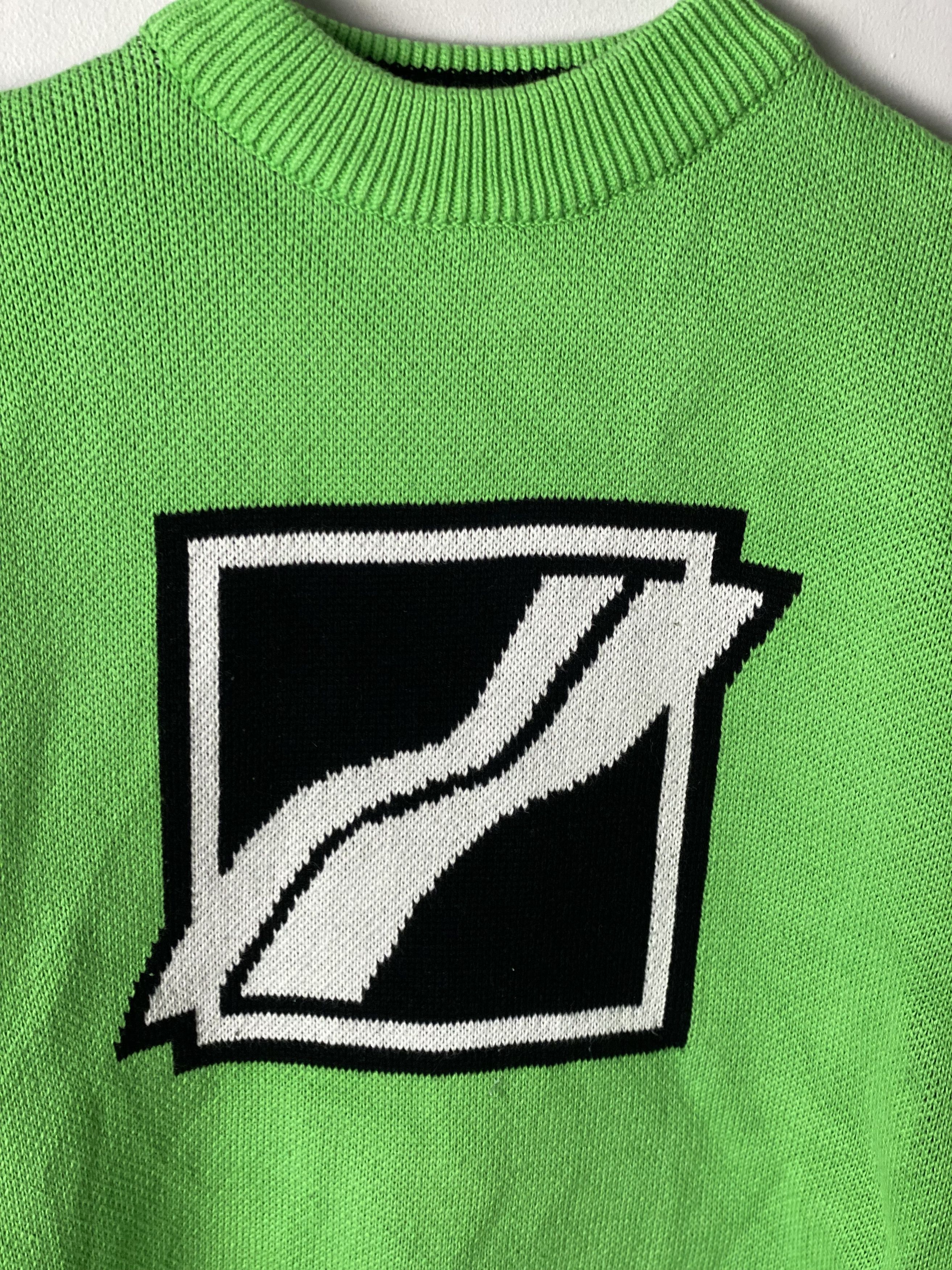 Japanese Brand × WE11DONE We11done big logo knitwear sweater Size US XS / EU 42 / 0 - 2 Thumbnail