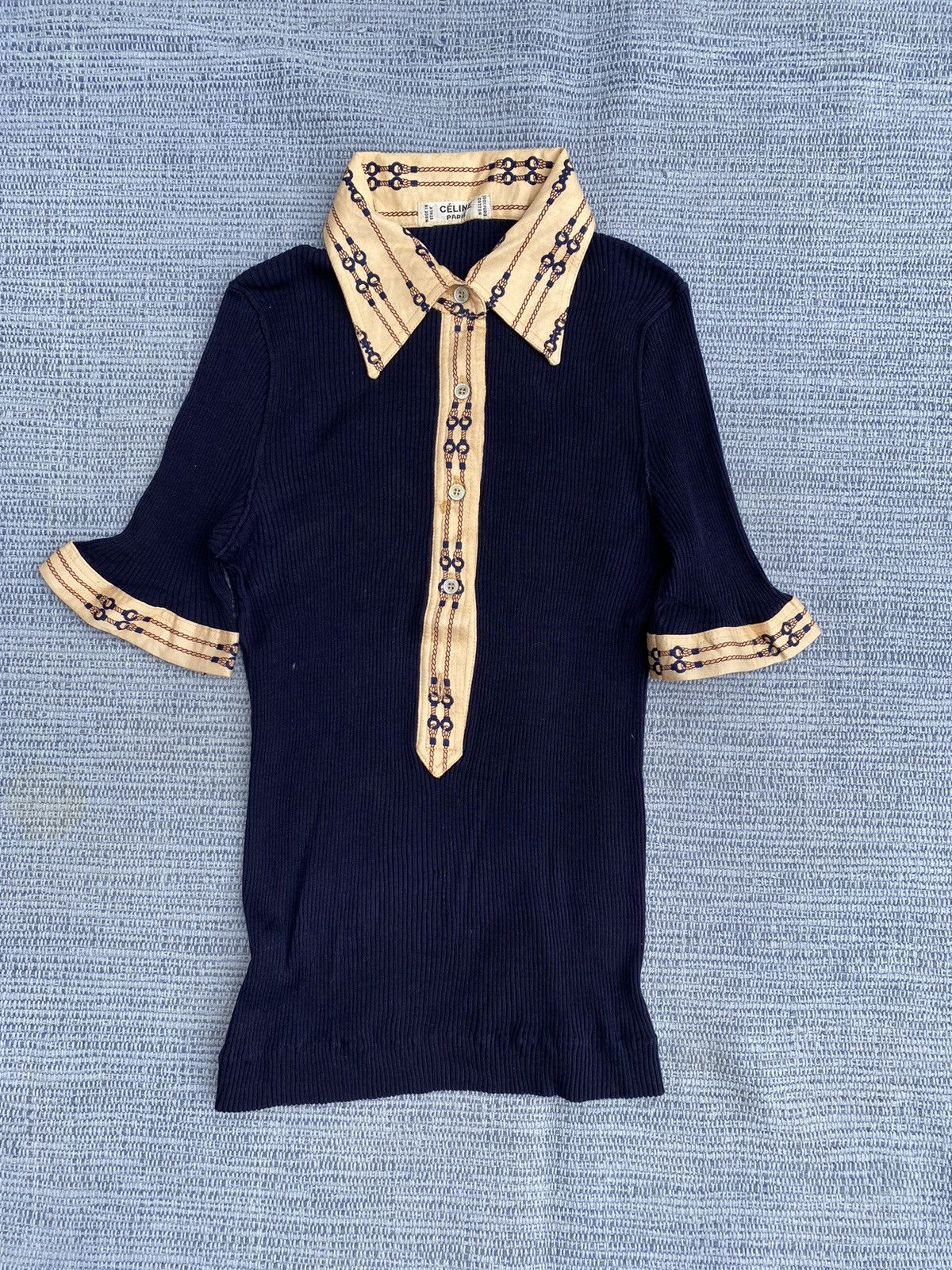 Celine vintage celine polo Size M / US 6-8 / IT 42-44 - 4 Thumbnail