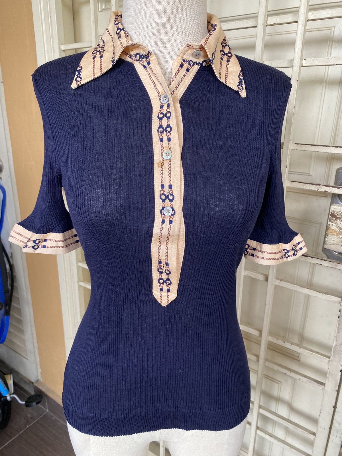 Celine vintage celine polo Size M / US 6-8 / IT 42-44 - 3 Thumbnail