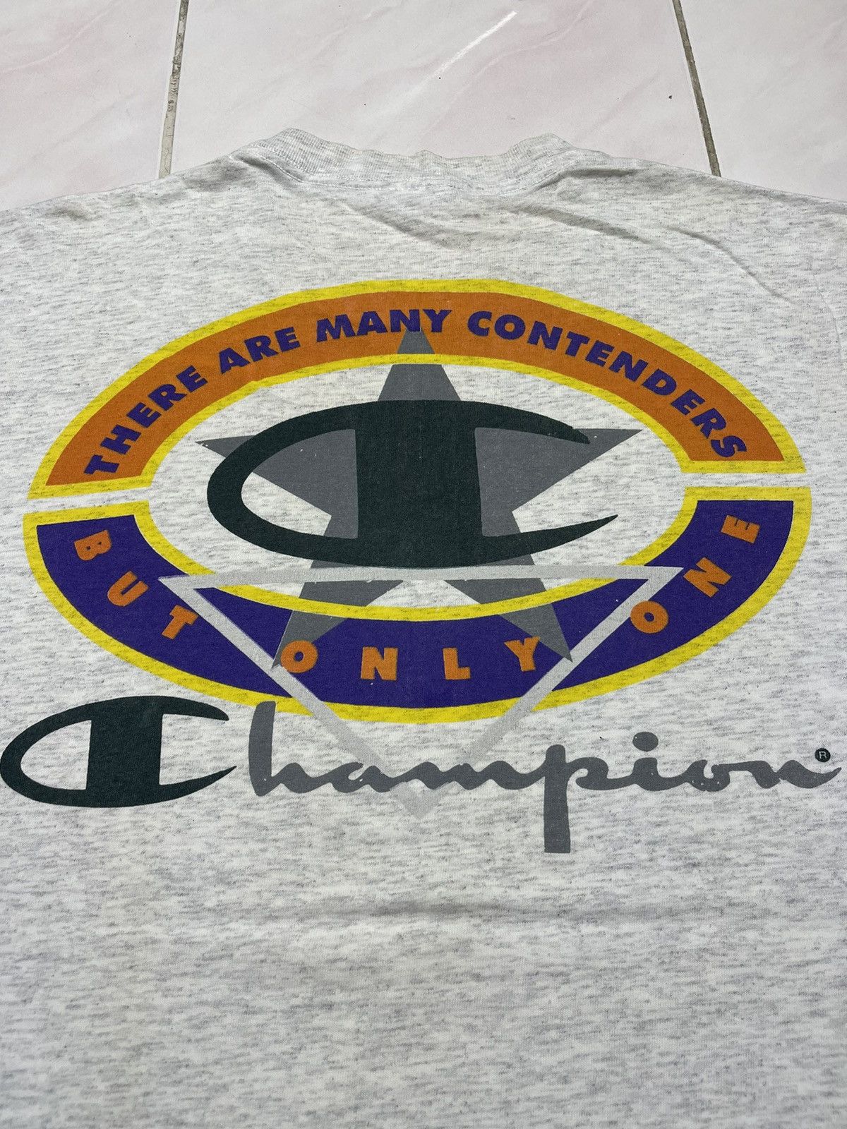 Champion Vintage Champion Big Logo T-Shirt Size US L / EU 52-54 / 3 - 3 Thumbnail