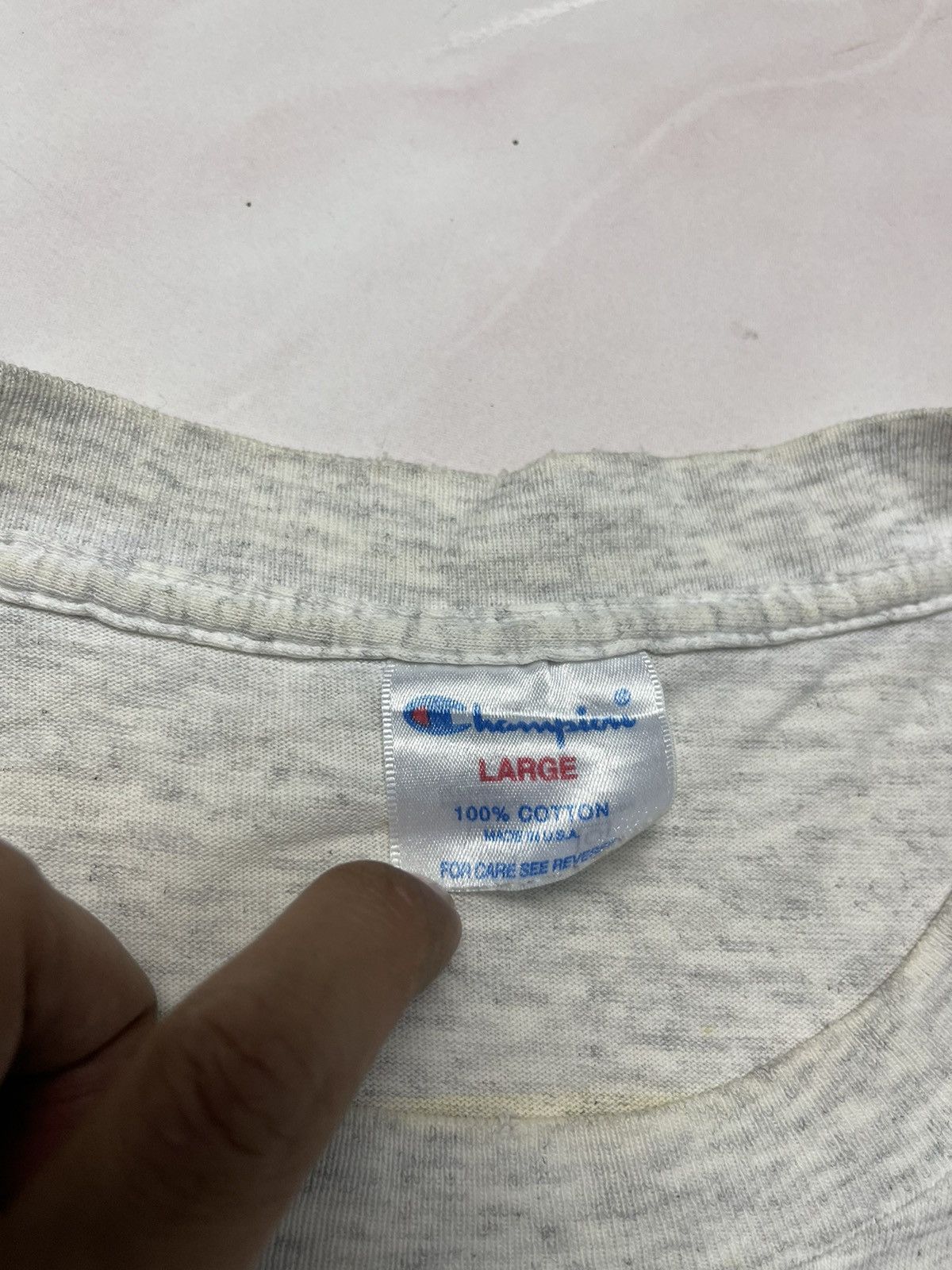 Champion Vintage Champion Big Logo T-Shirt Size US L / EU 52-54 / 3 - 4 Thumbnail