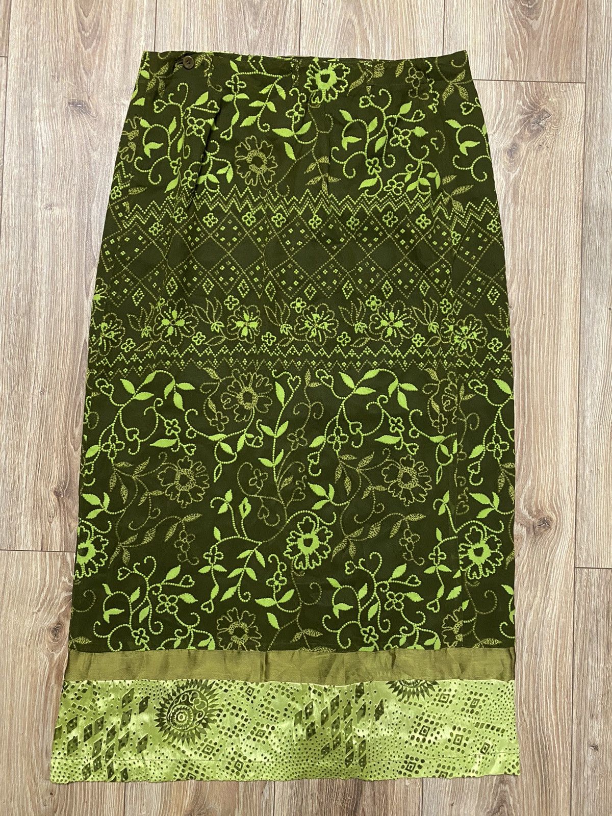 Kenzo Rare Luxury Skirt Kenzo Jungle Made in France. Size 30" / US 8 / IT 44 - 8 Thumbnail
