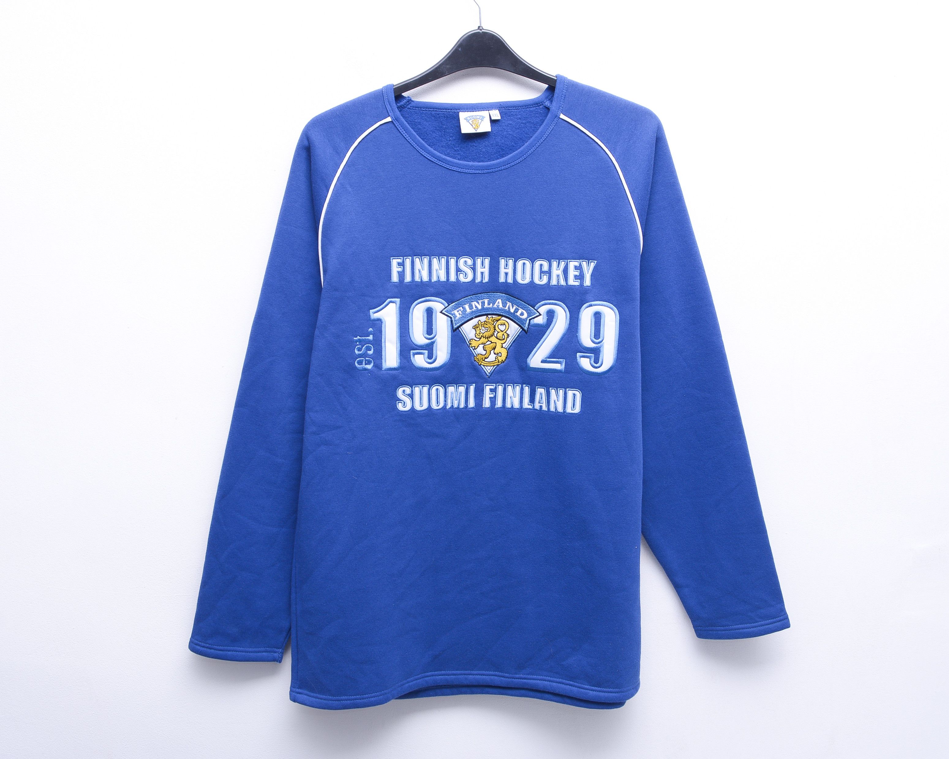 NHL Finnish Suomi Finland 1929 Mens 2XL Hockey Pullover Jumper Size US XXL / EU 58 / 5 - 1 Thumbnail