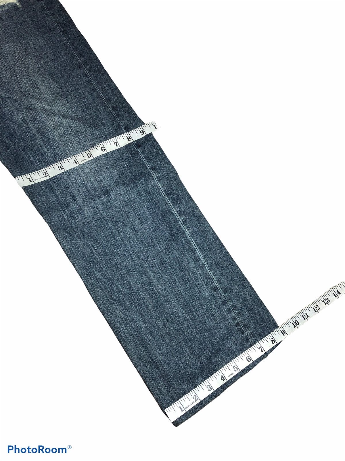 Other WIDE LEG⚡️⚡️DISTRESSED WASHED BLUE DENIM Size US 30 / EU 46 - 5 Thumbnail