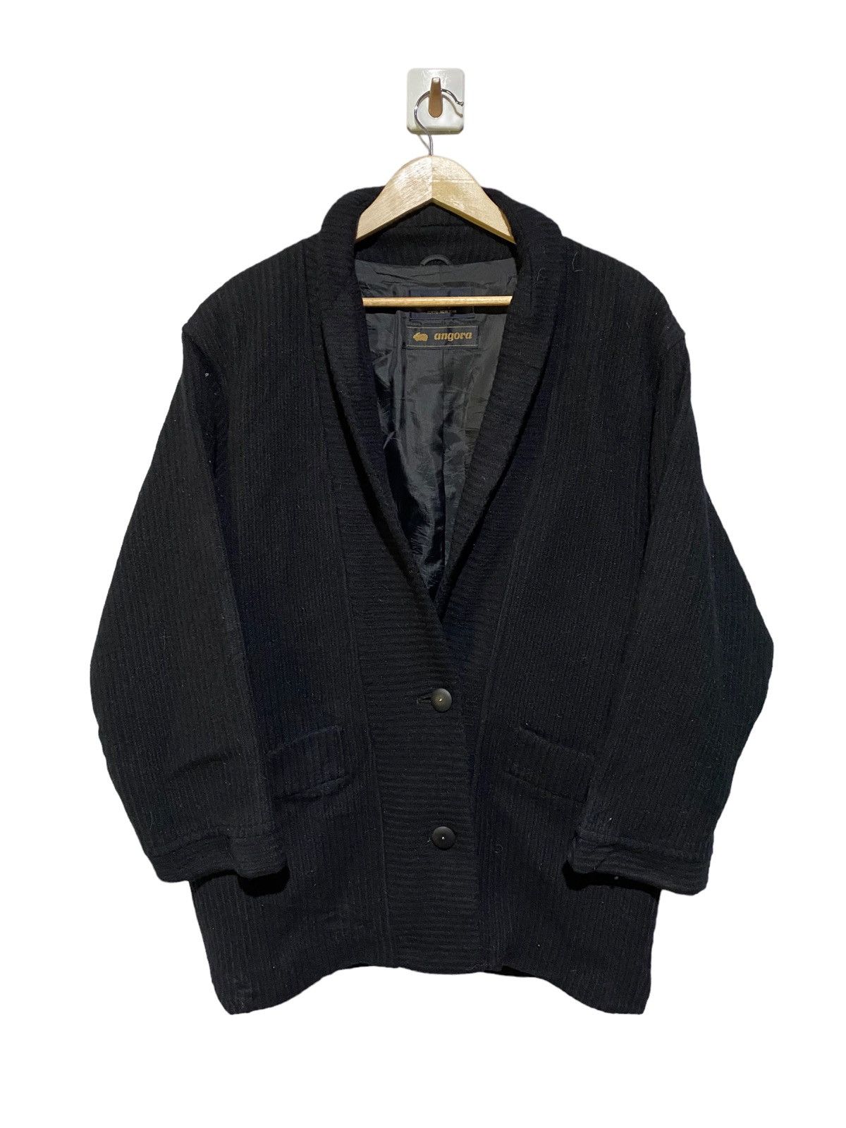 Designer × Japanese Brand × Sanyo 🔥SALE🔥ANGORA RABBIT FABRIC JACKET BY SANYO MADE IN JAPAN Size US M / EU 48-50 / 2 - 1 Thumbnail
