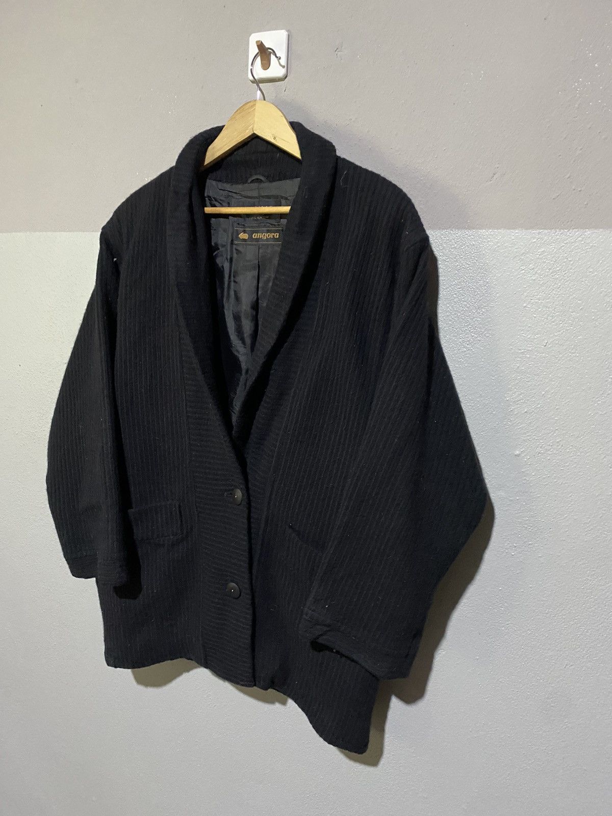 Designer × Japanese Brand × Sanyo 🔥SALE🔥ANGORA RABBIT FABRIC JACKET BY SANYO MADE IN JAPAN Size US M / EU 48-50 / 2 - 5 Thumbnail