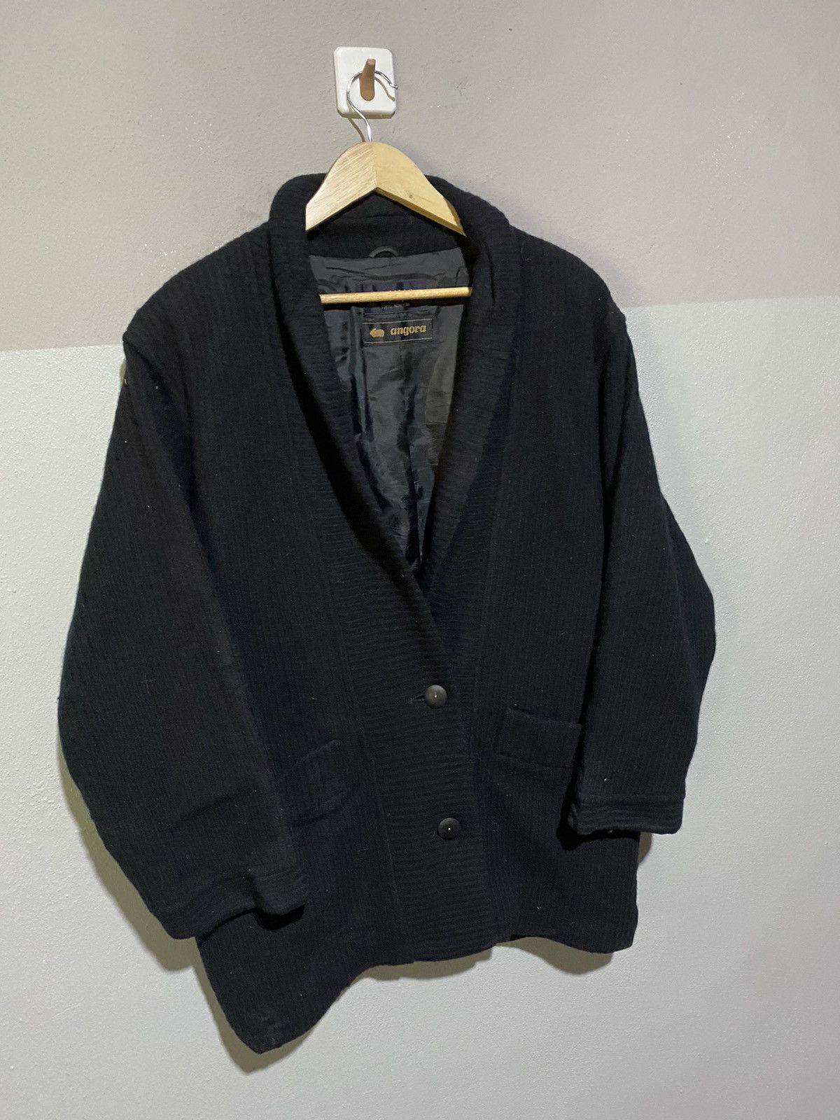 Designer × Japanese Brand × Sanyo 🔥SALE🔥ANGORA RABBIT FABRIC JACKET BY SANYO MADE IN JAPAN Size US M / EU 48-50 / 2 - 4 Thumbnail