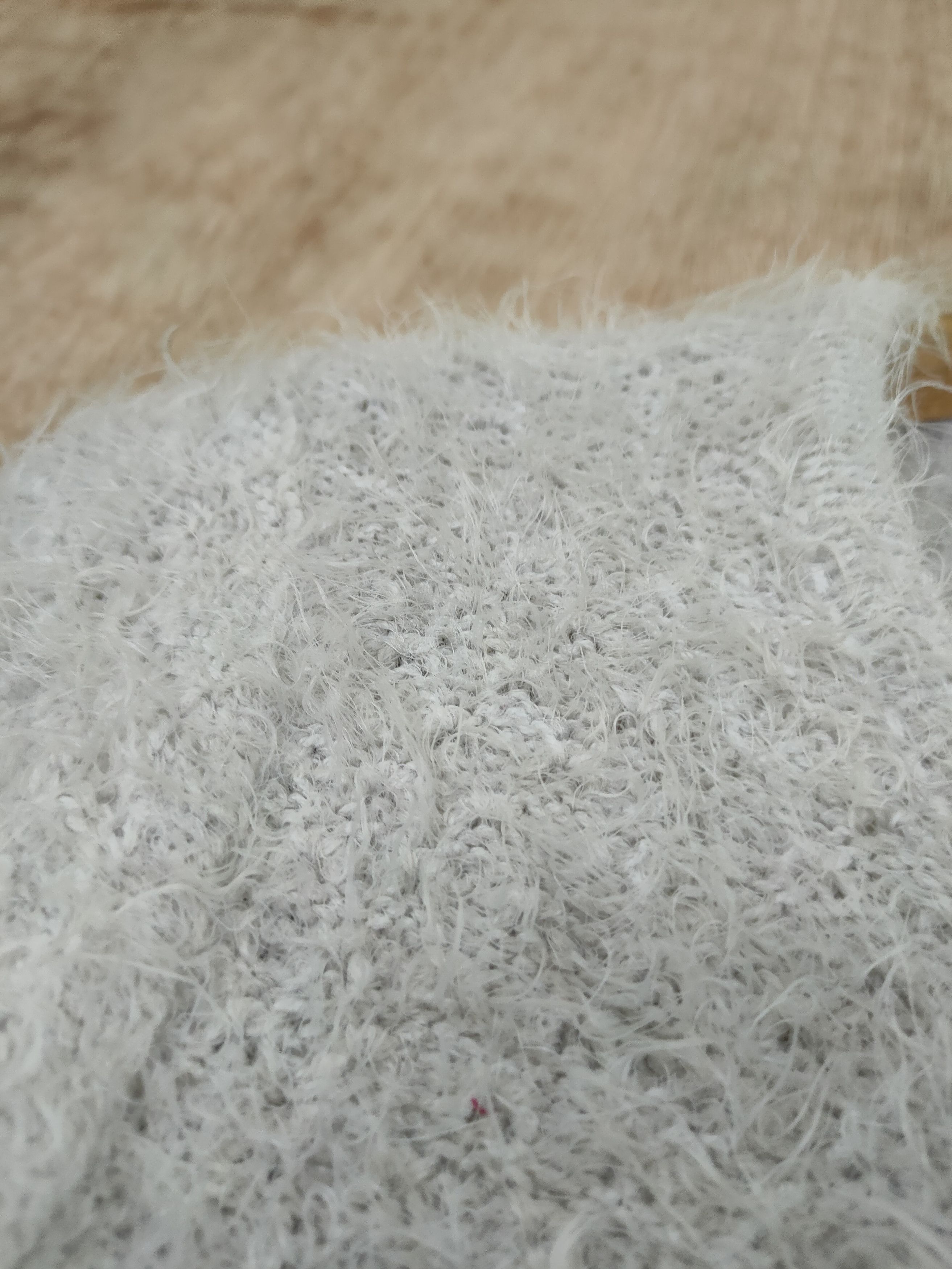 Homespun Knitwear D Colza croptop knitwear mohair soft fur shaggy japan#46-537 Size S / US 4 / IT 40 - 7 Thumbnail
