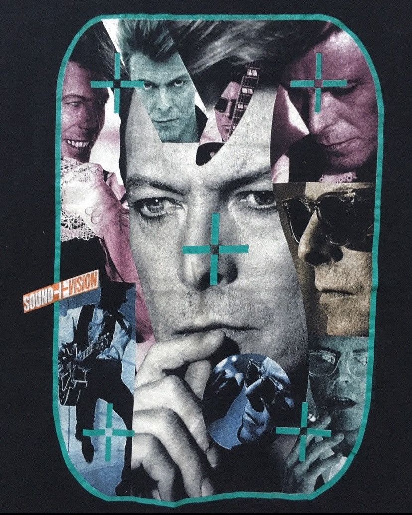 Band Tees Vintage 1990 David Bowie modern love sound vision Size US M / EU 48-50 / 2 - 3 Thumbnail