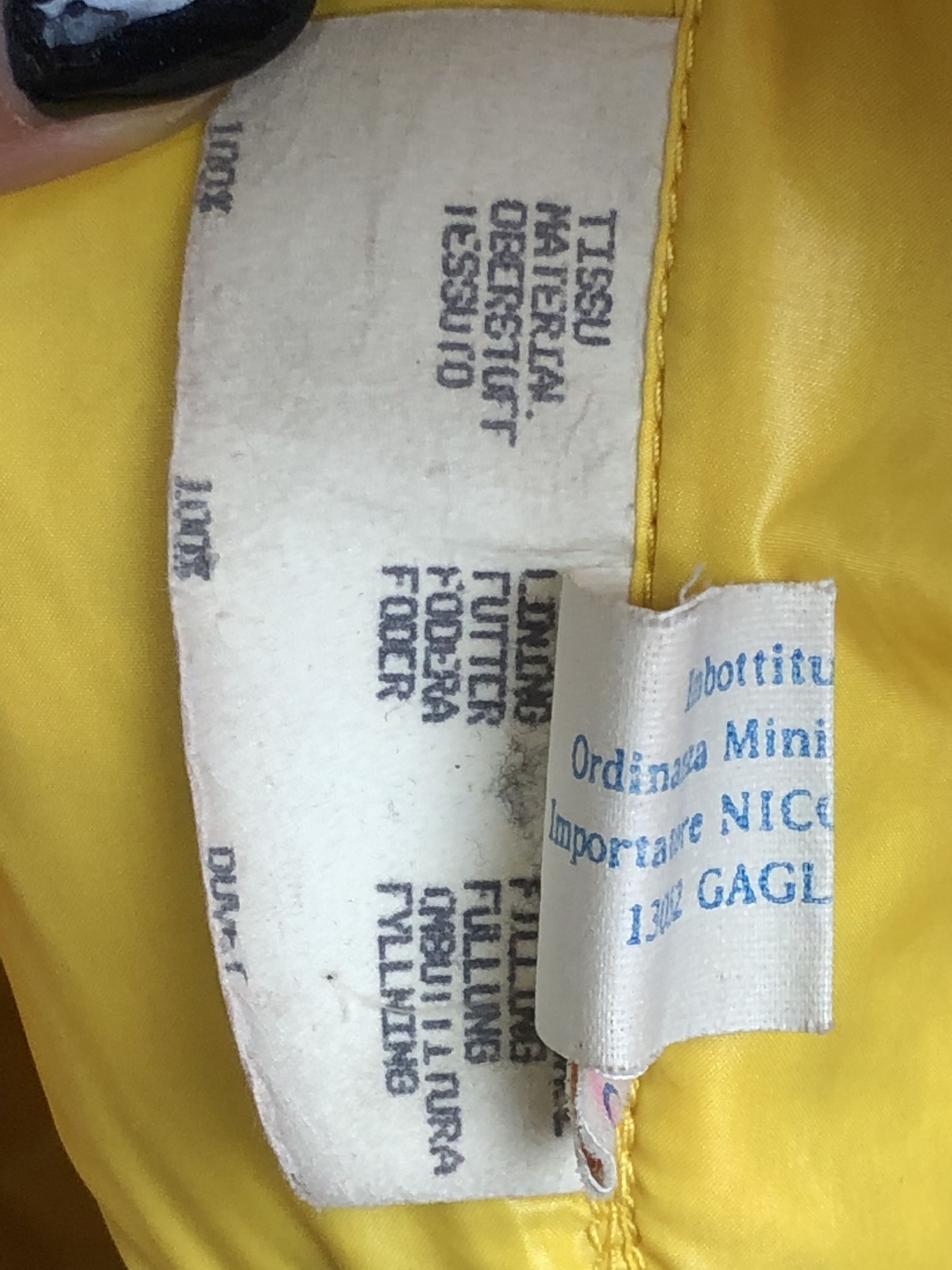 Moncler !Extremely rare vintage Moncler Grenoble yellow puffer jacke Size US S / EU 44-46 / 1 - 13 Thumbnail