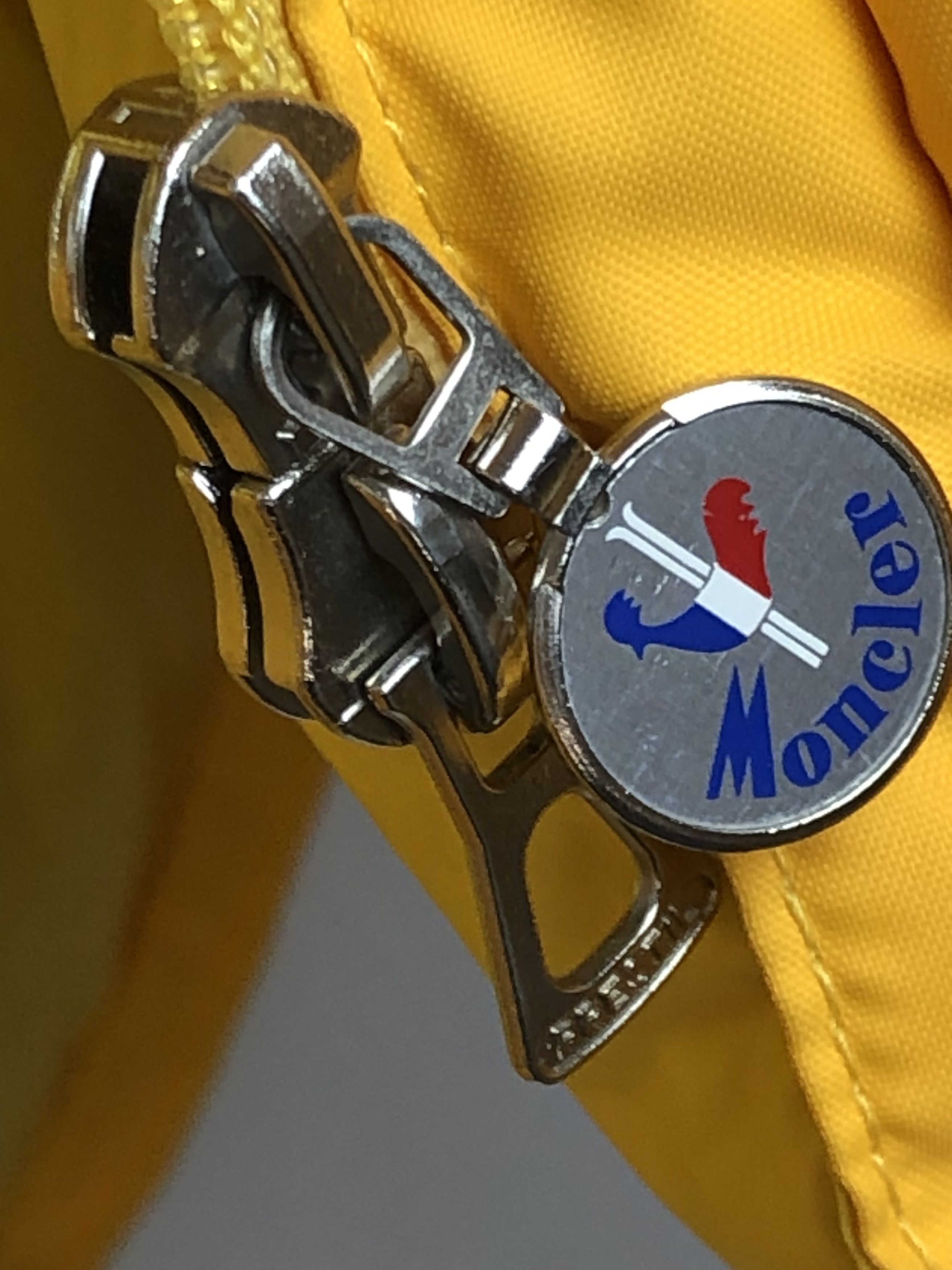 Moncler !Extremely rare vintage Moncler Grenoble yellow puffer jacke Size US S / EU 44-46 / 1 - 8 Thumbnail