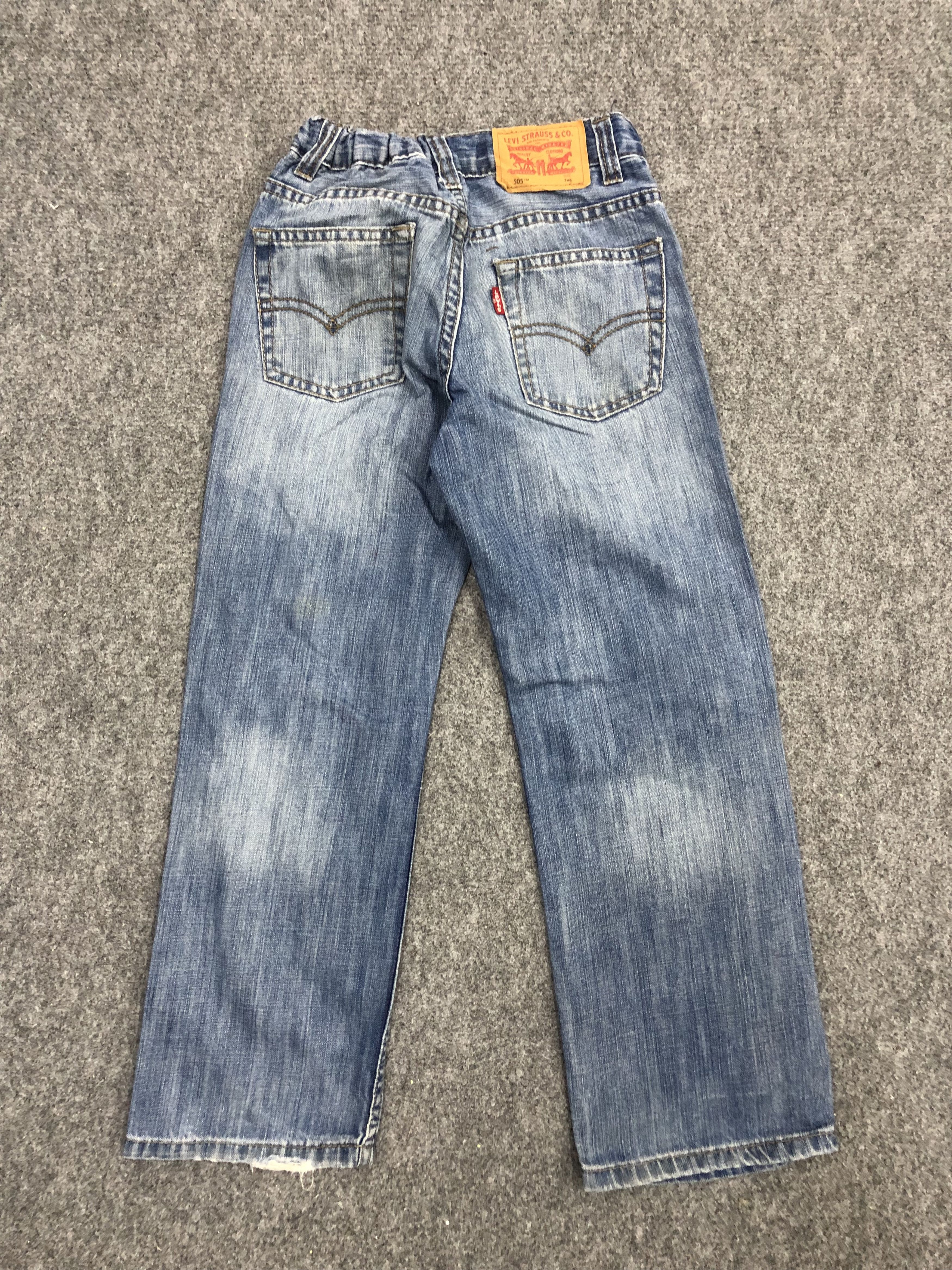 Levi's Vintage Levis 505 Sun Faded Jeans DP1227 Size US 26 / EU 42 - 3 Thumbnail