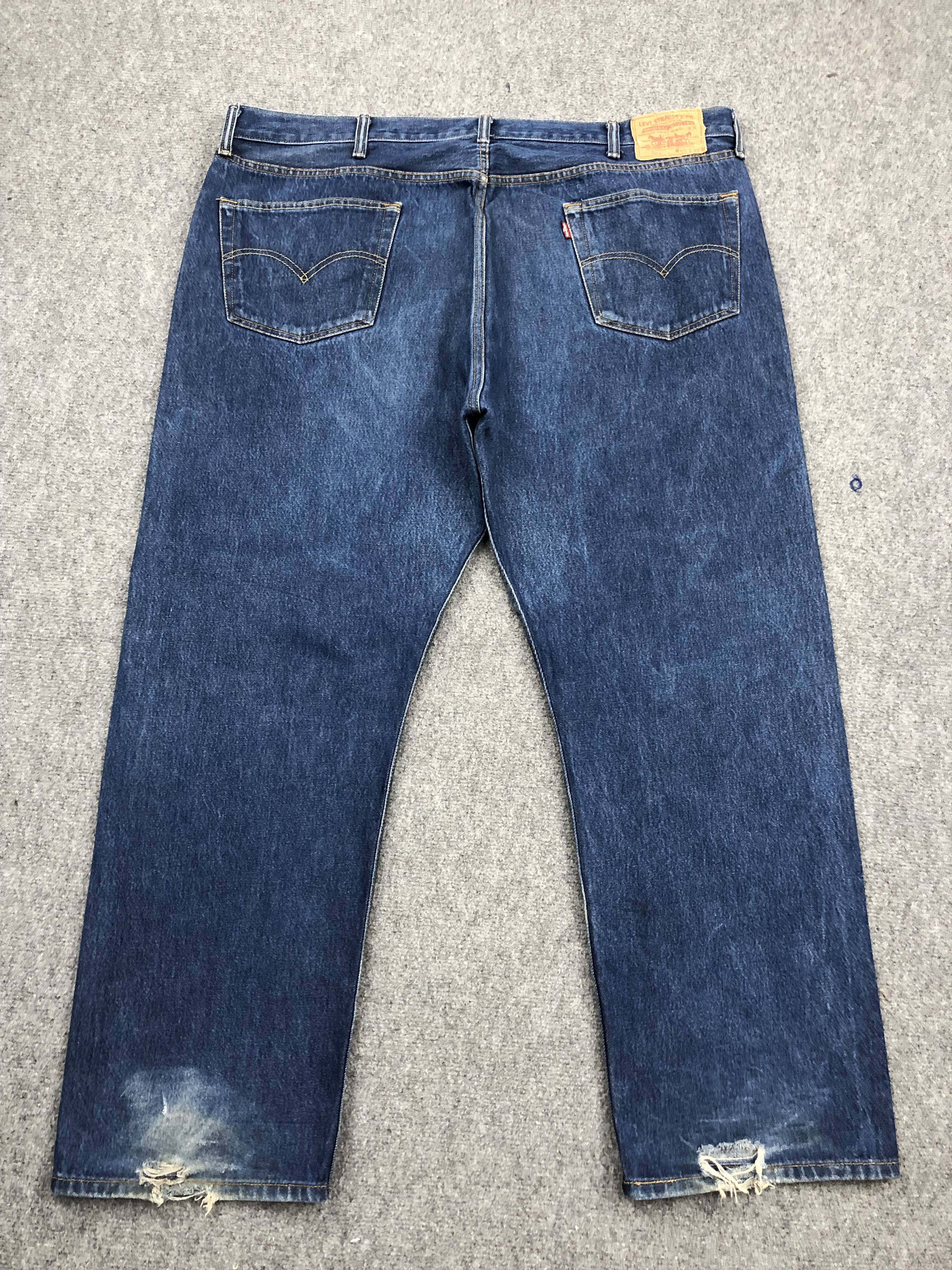 Levi's Vintage Levis 501 Blue Denim Jeans DP1518 Size US 44 / EU 60 - 3 Thumbnail