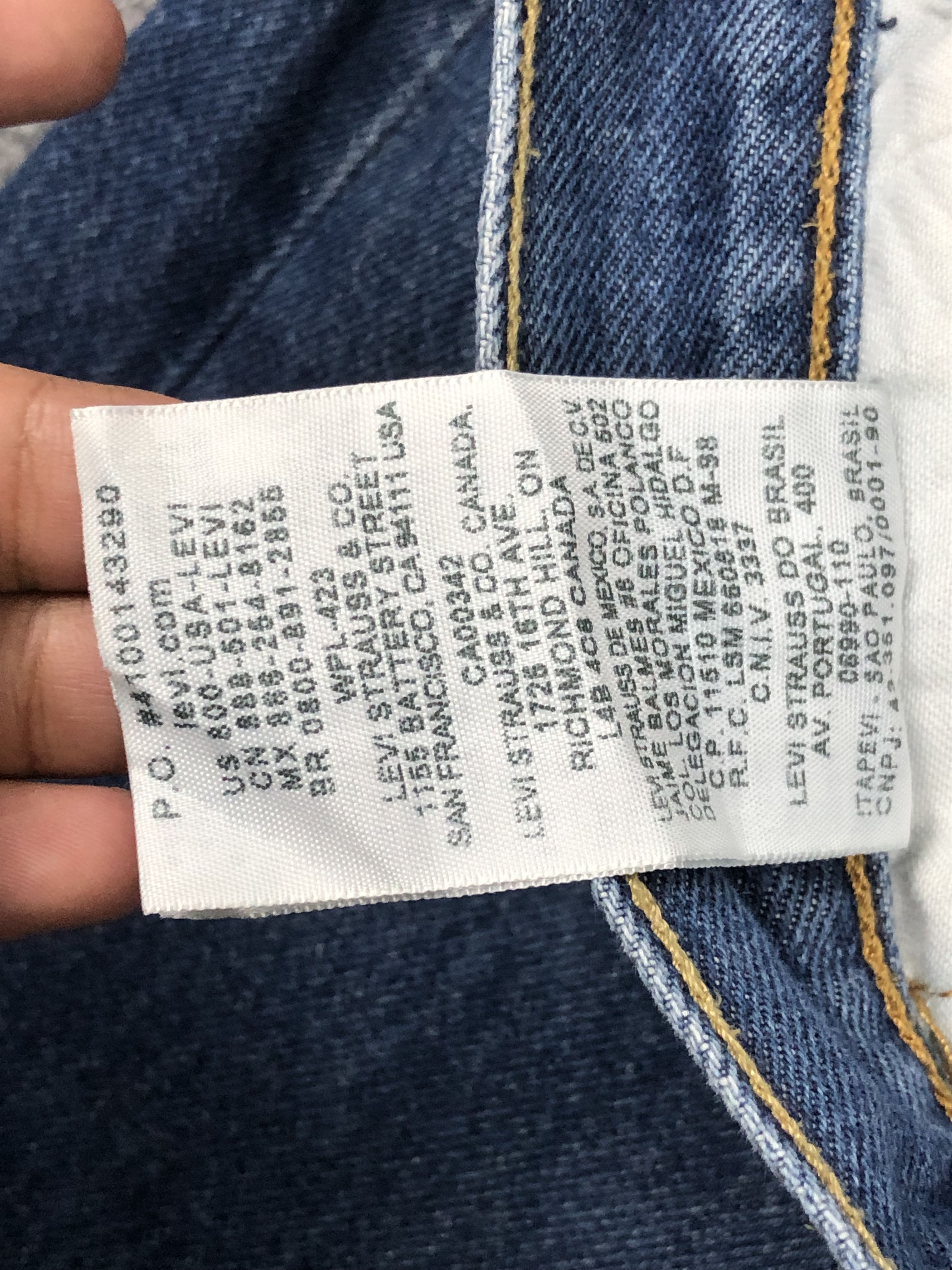Levi's Vintage Levis 501 Blue Denim Jeans DP1518 Size US 44 / EU 60 - 8 Thumbnail