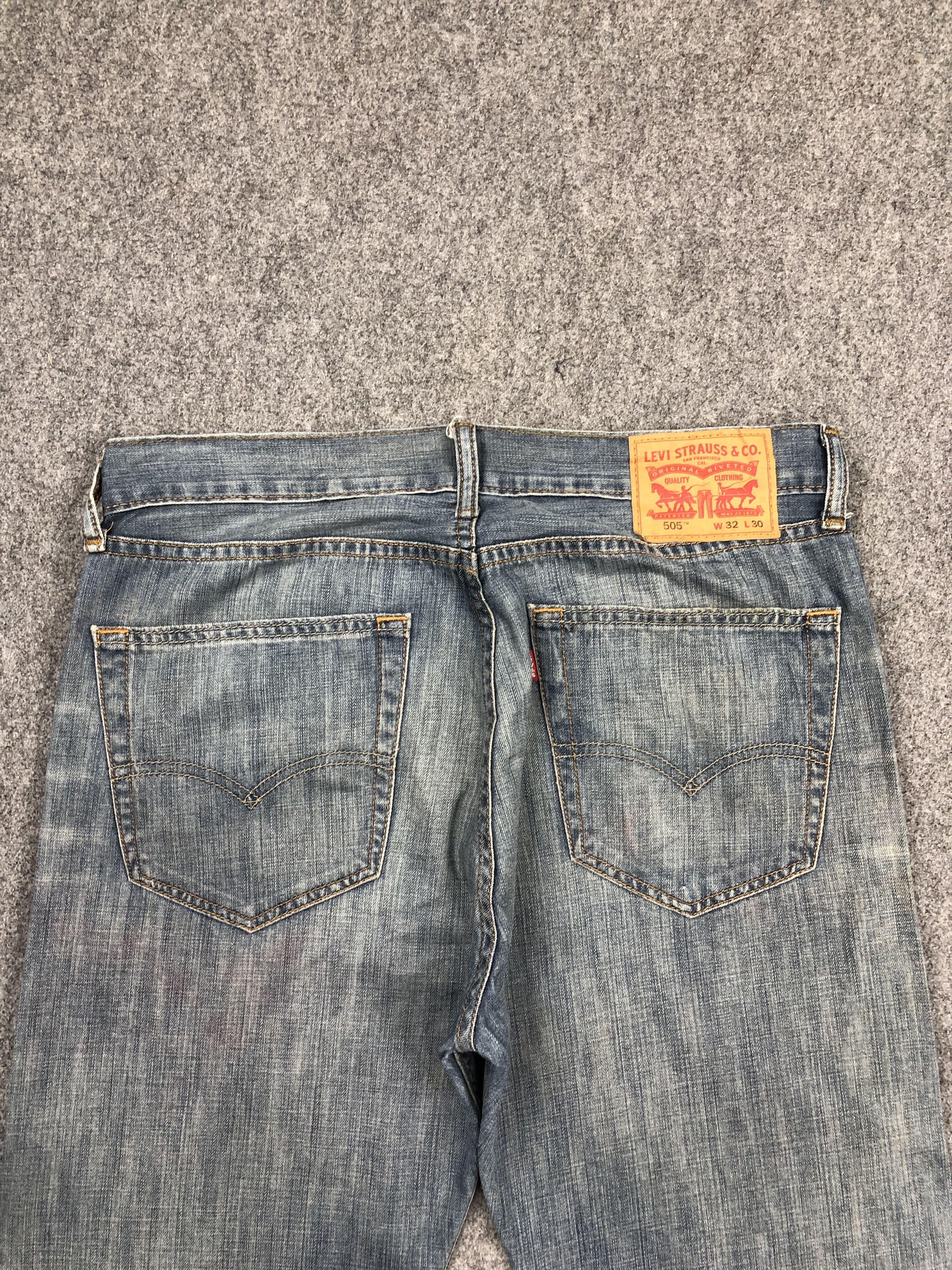 Levi's Faded Blue Vintage Levis 505 Jeans DP1511 Size US 34 / EU 50 - 4 Thumbnail