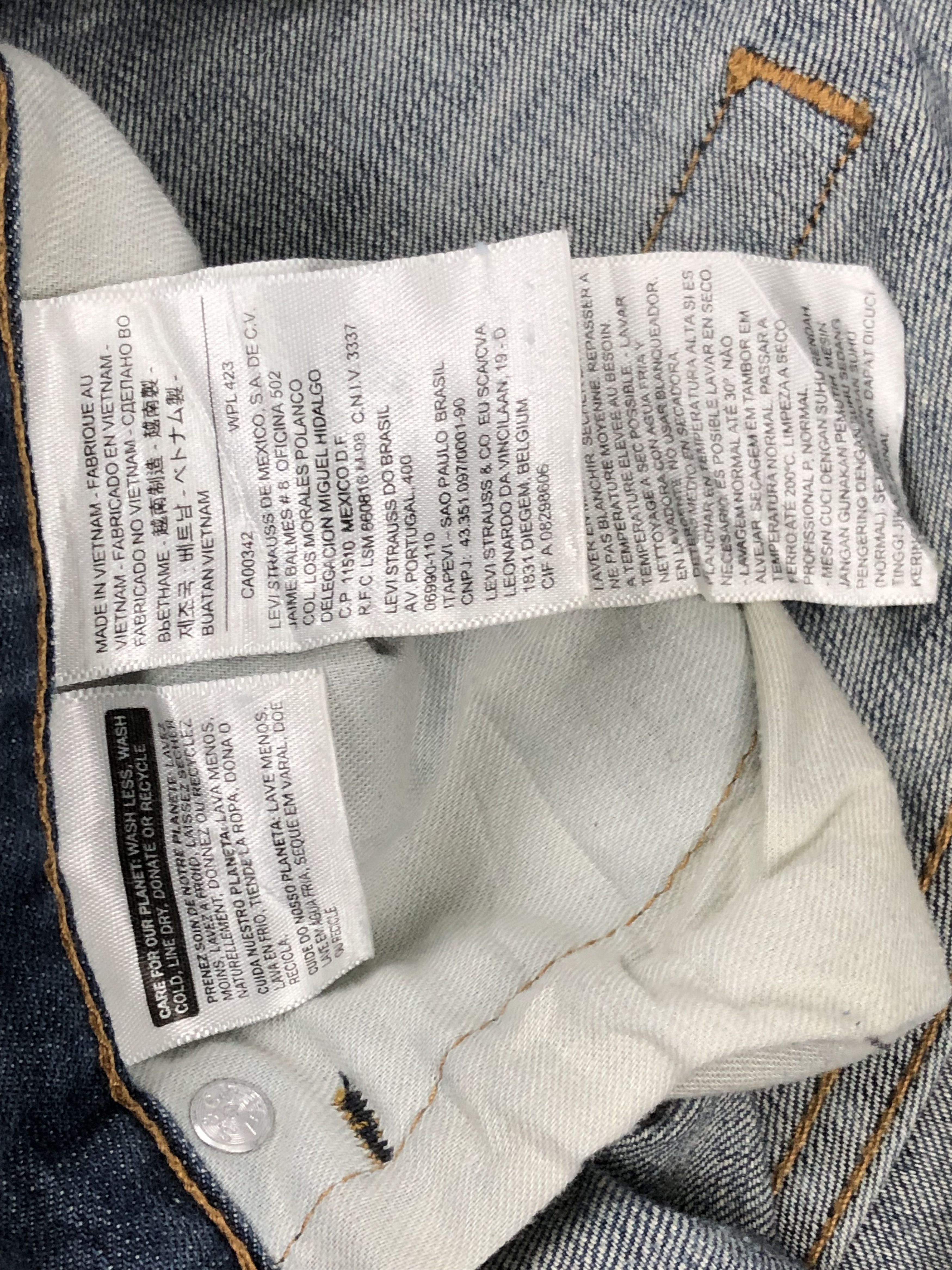 Levi's Faded Blue Vintage Levis 505 Jeans DP1511 Size US 34 / EU 50 - 7 Thumbnail