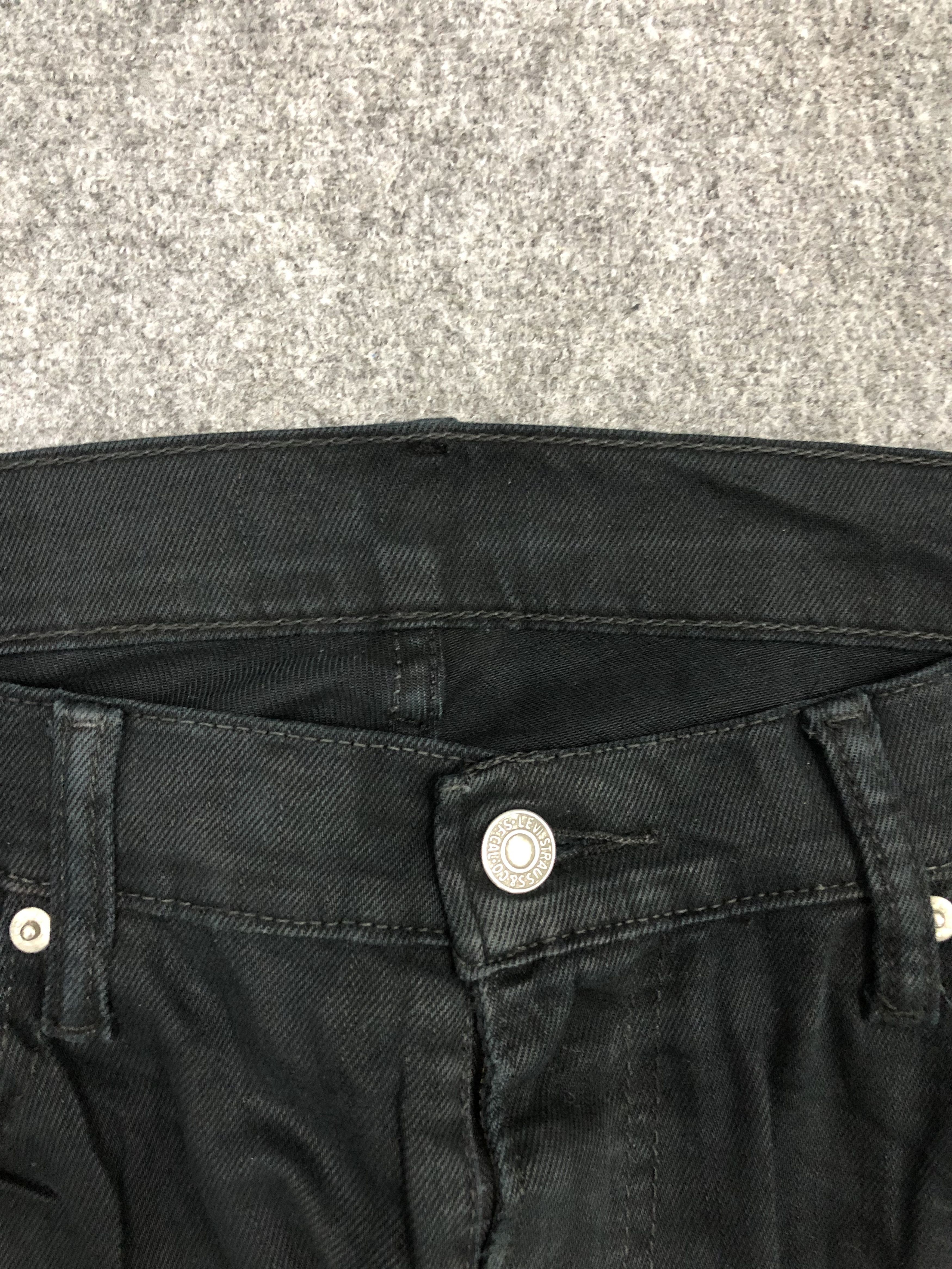 Levi's Vintage Levis 514 Black Denim Jeans DP1226 Size US 35 - 9 Thumbnail