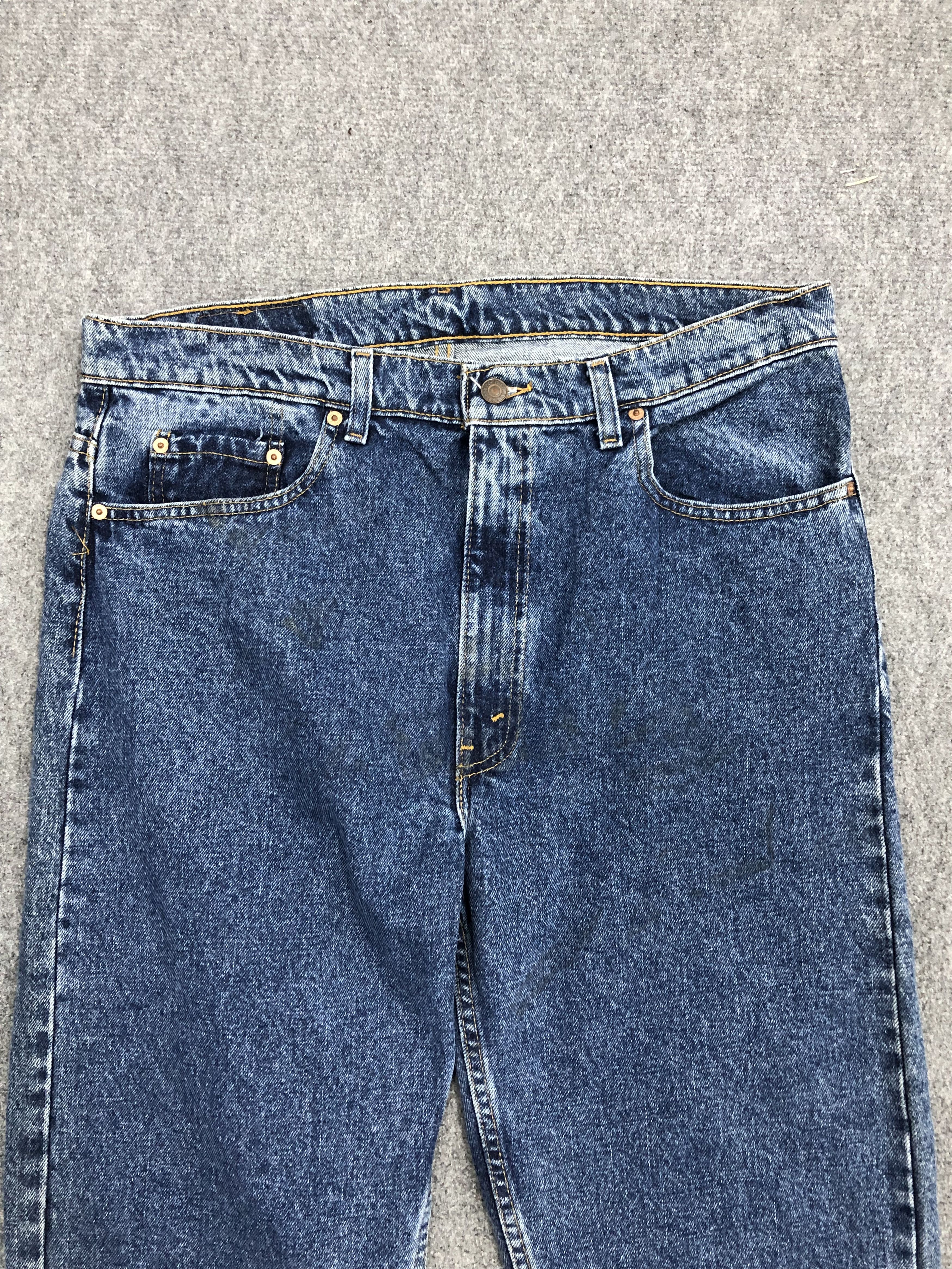 Levi's Vintage 90s Levis 505 Denim Jeans DP1237 Size US 37 - 2 Thumbnail