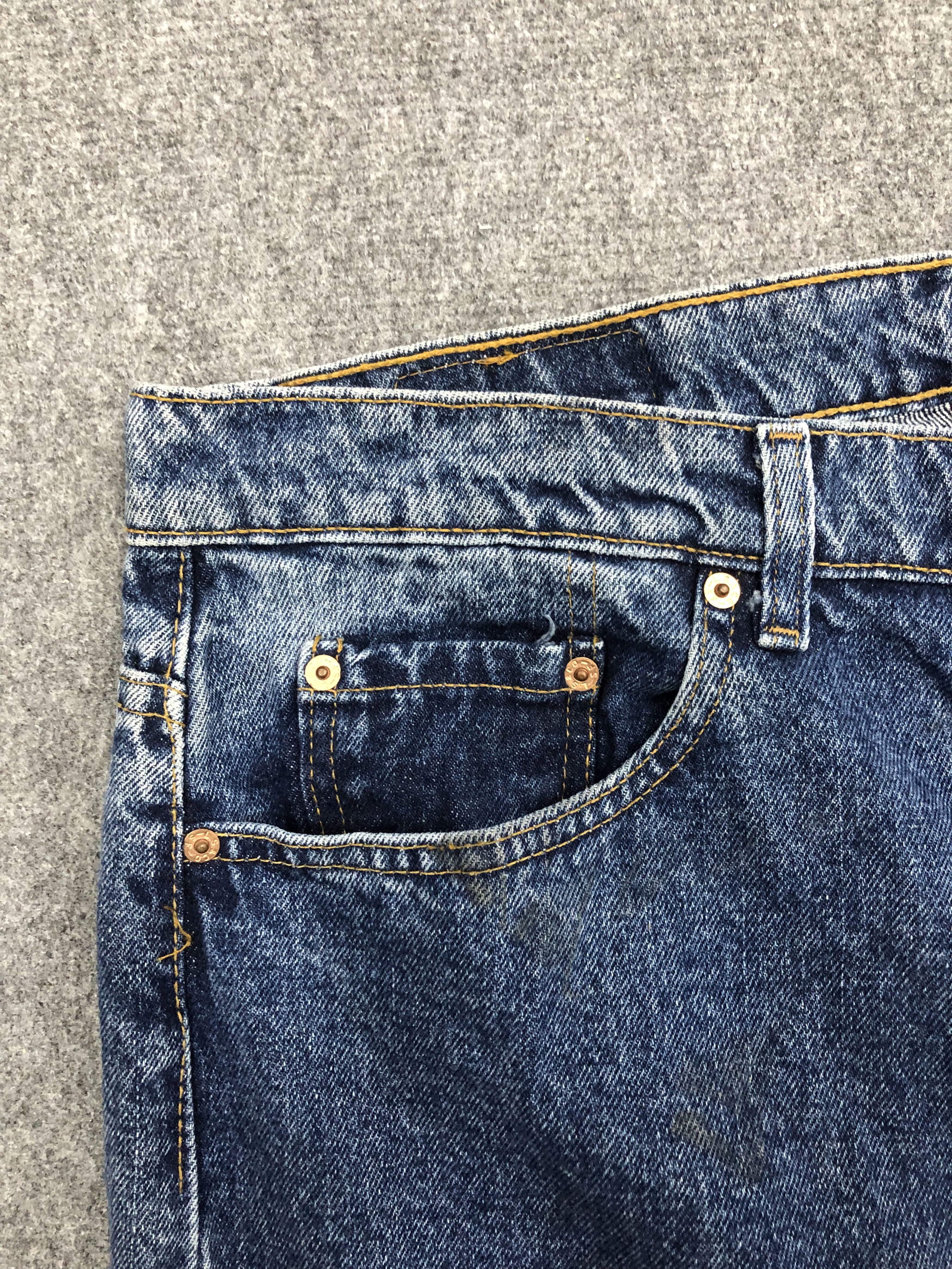 Levi's Vintage 90s Levis 505 Denim Jeans DP1237 Size US 37 - 7 Thumbnail