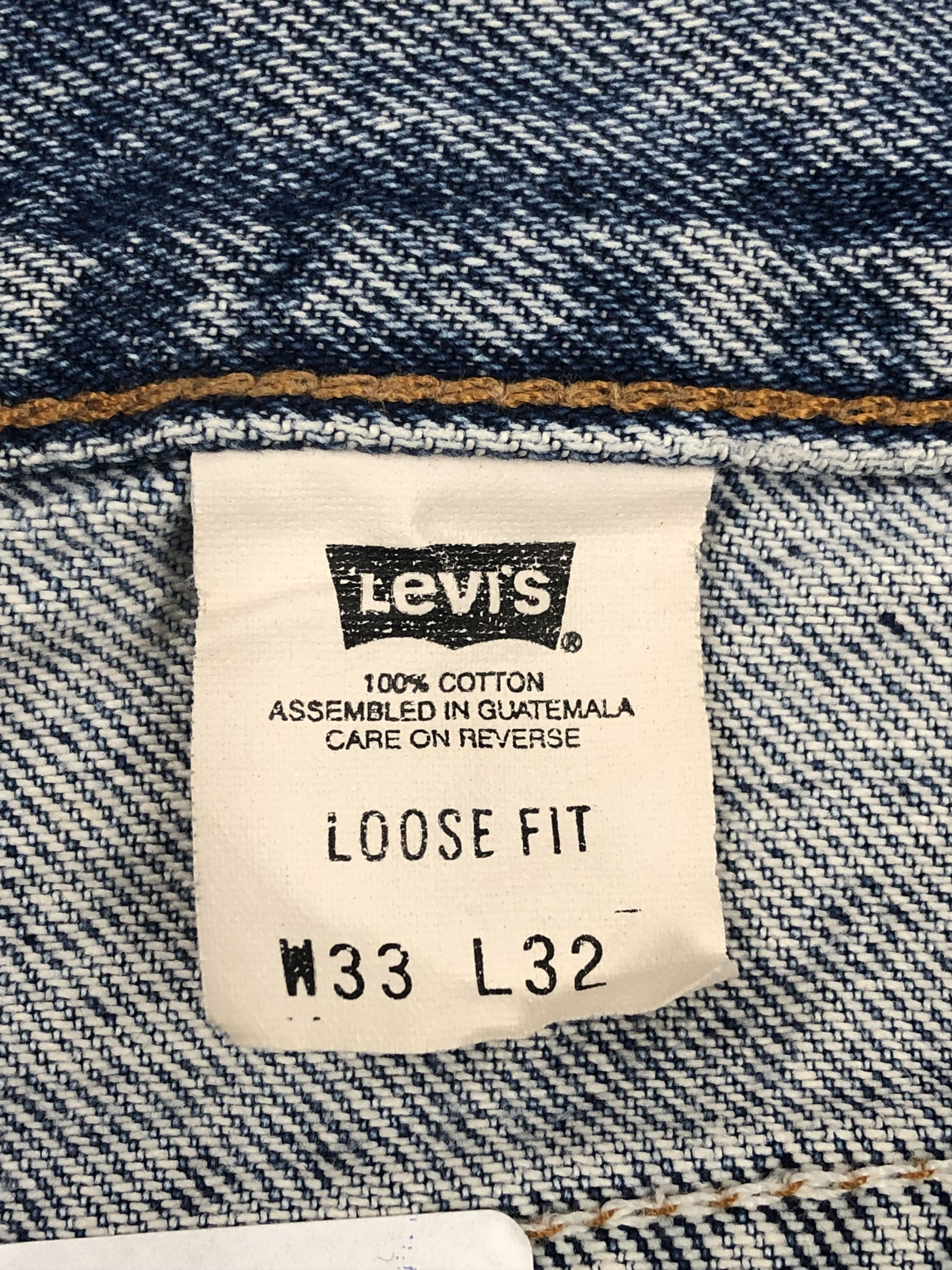 Levi's Vintage 90s Levis 545 Faded Blue Jeans DP1540 Size US 33 - 7 Thumbnail