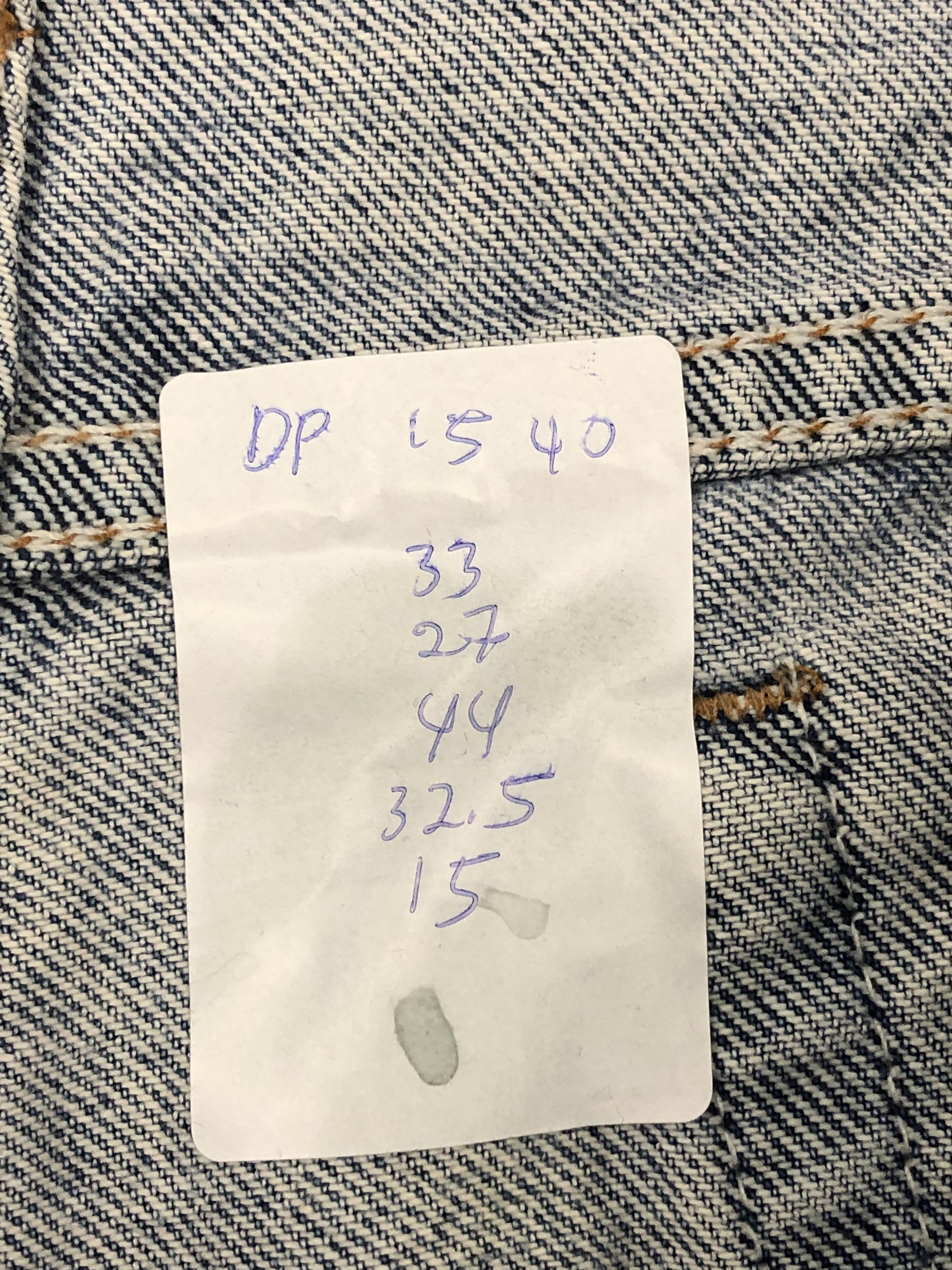 Levi's Vintage 90s Levis 545 Faded Blue Jeans DP1540 Size US 33 - 13 Thumbnail
