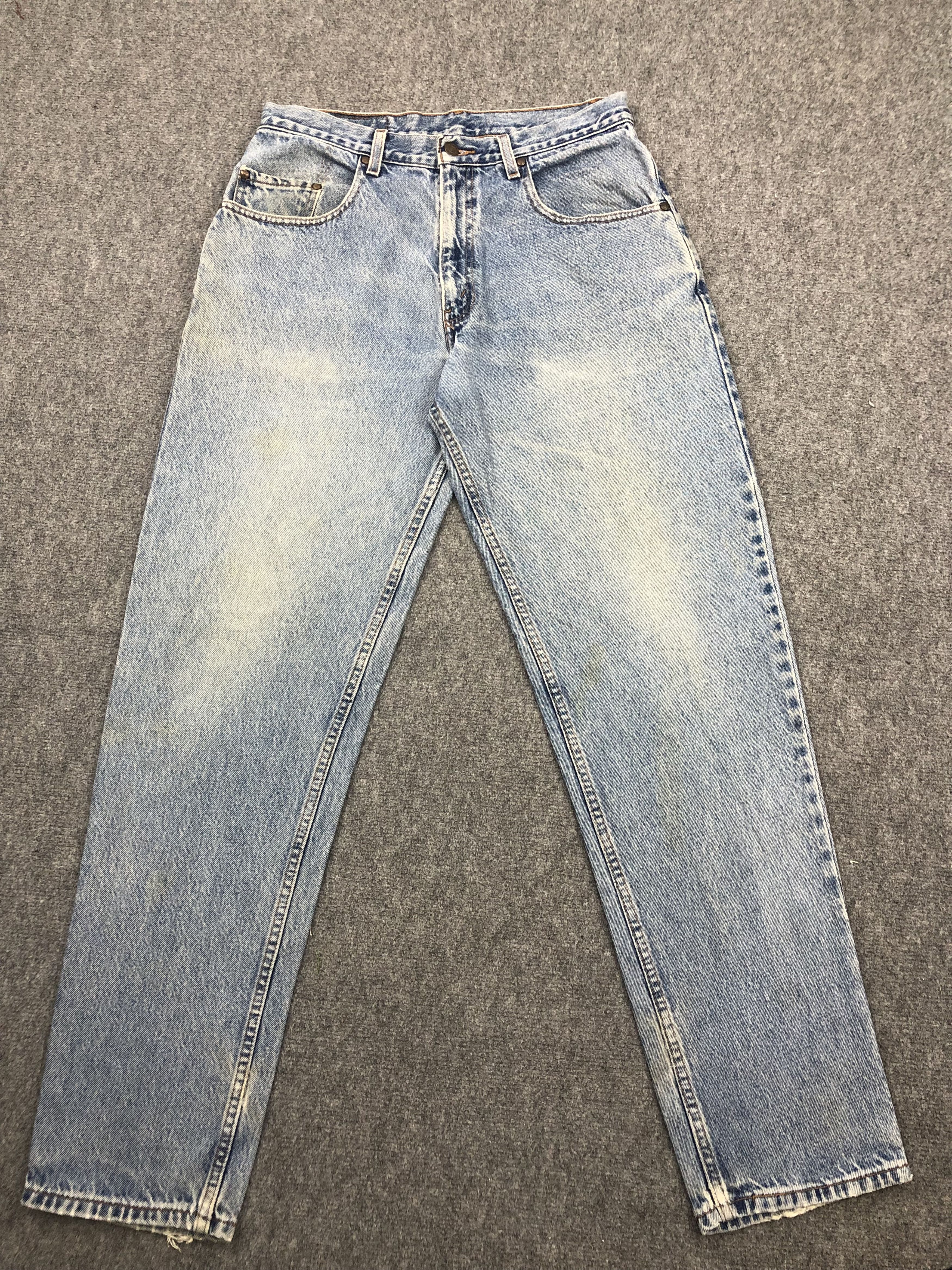 Levi's Vintage 90s Levis 545 Faded Blue Jeans DP1540 Size US 33 - 1 Thumbnail