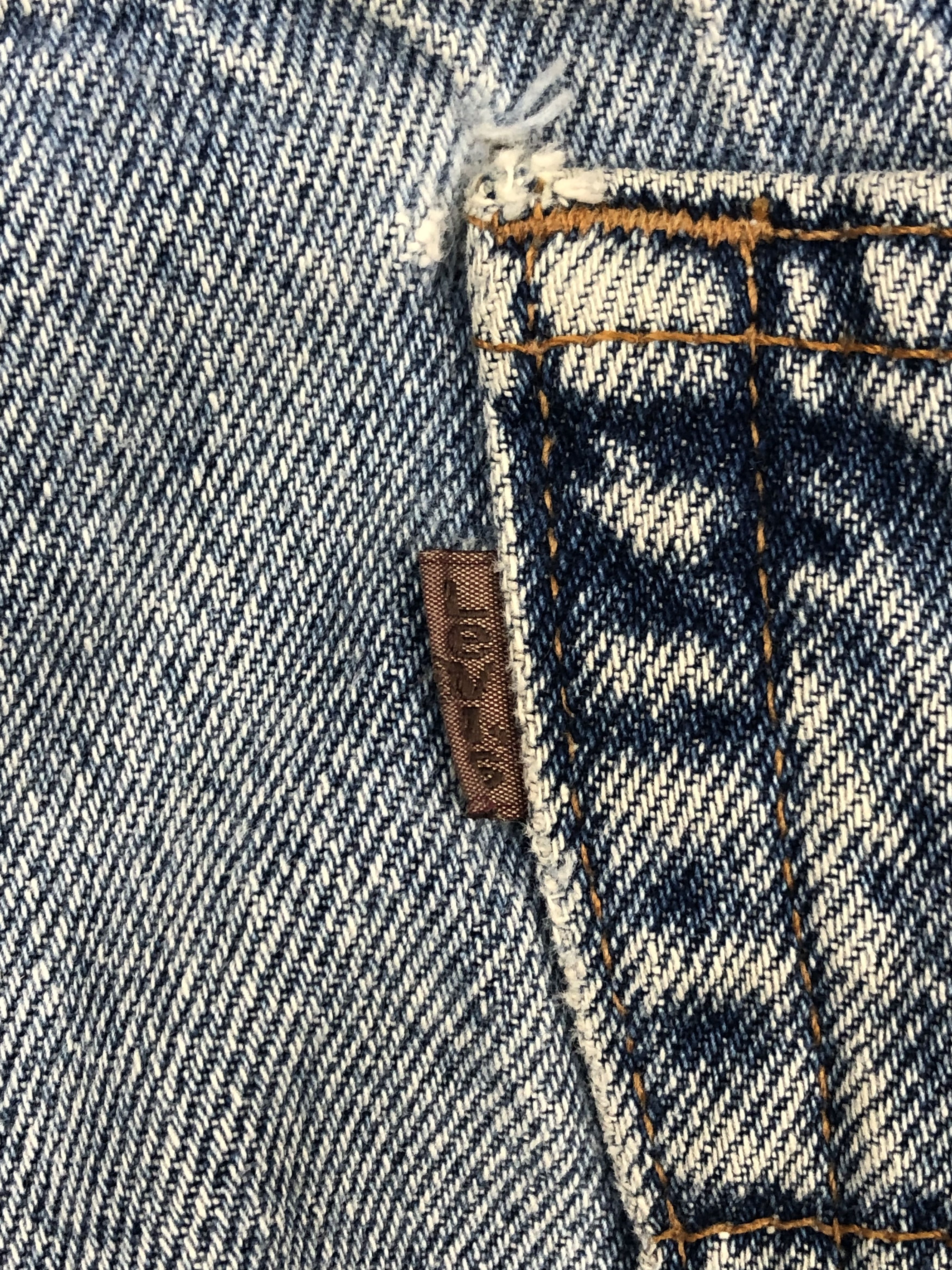 Levi's Vintage 90s Levis 545 Faded Blue Jeans DP1540 Size US 33 - 6 Thumbnail