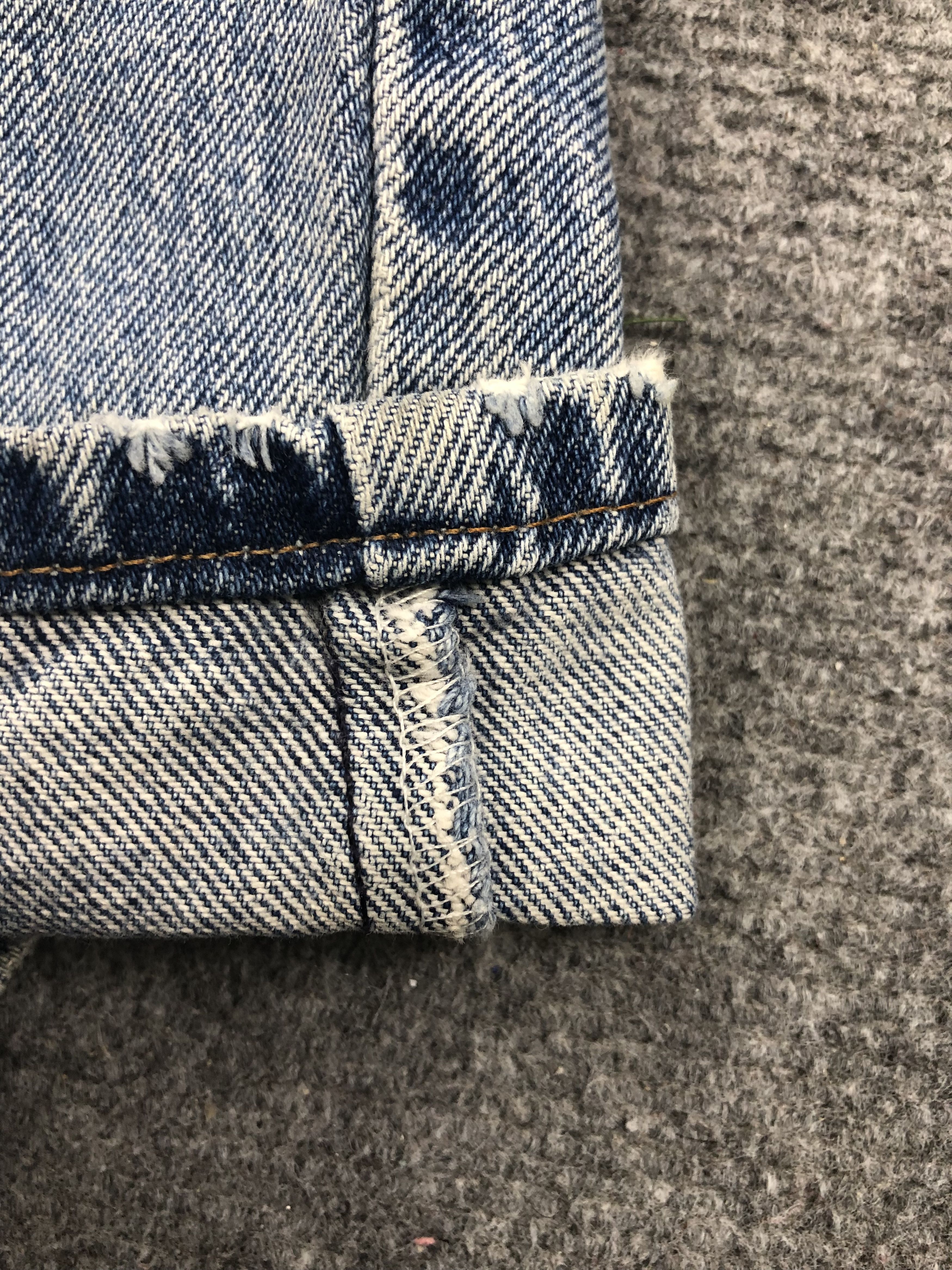 Levi's Vintage 90s Levis 545 Faded Blue Jeans DP1540 Size US 33 - 9 Thumbnail